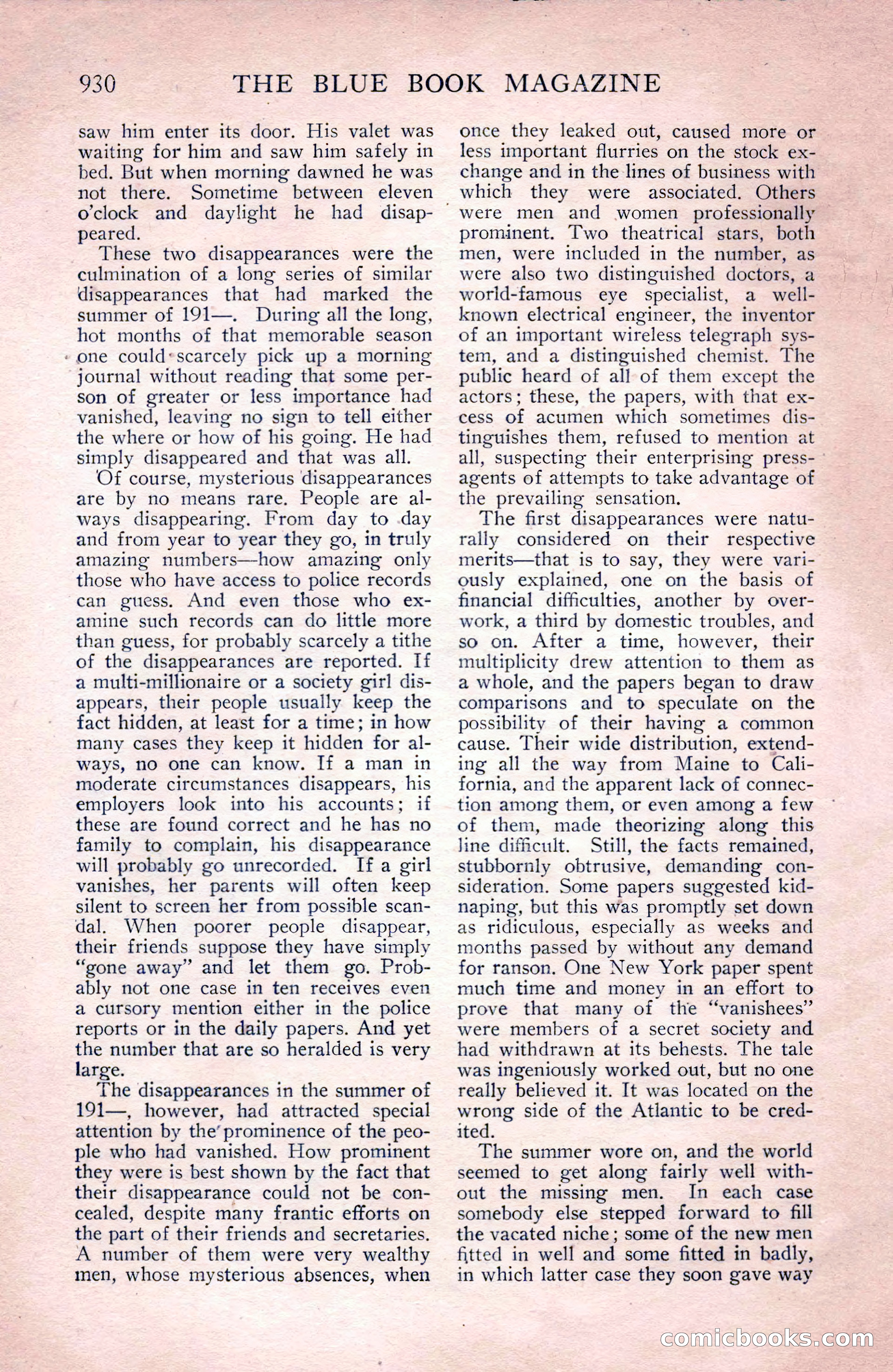 The Blue Book Magazine, September 1912 — page 6 of 212