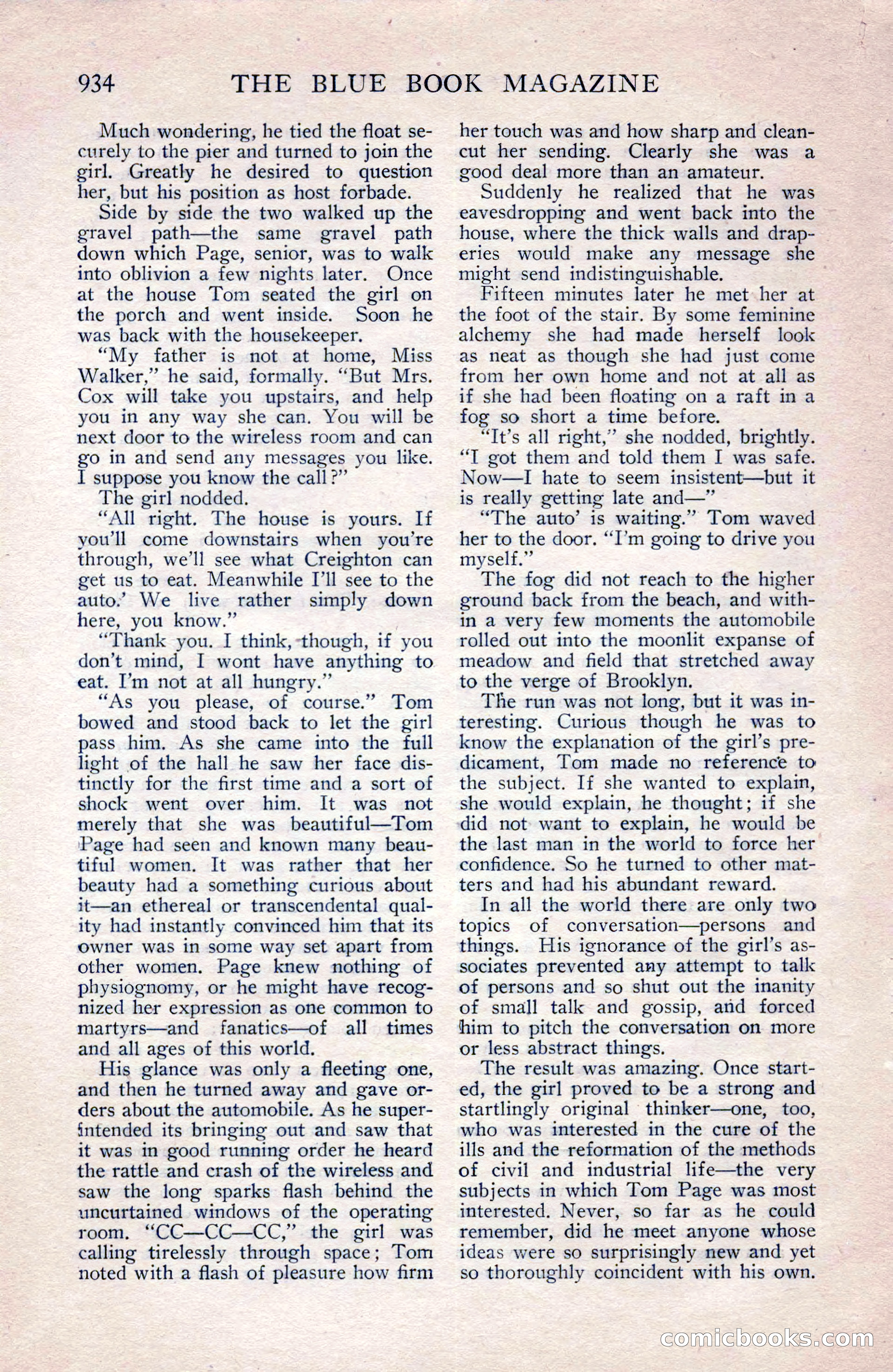 The Blue Book Magazine, September 1912 — page 10 of 212