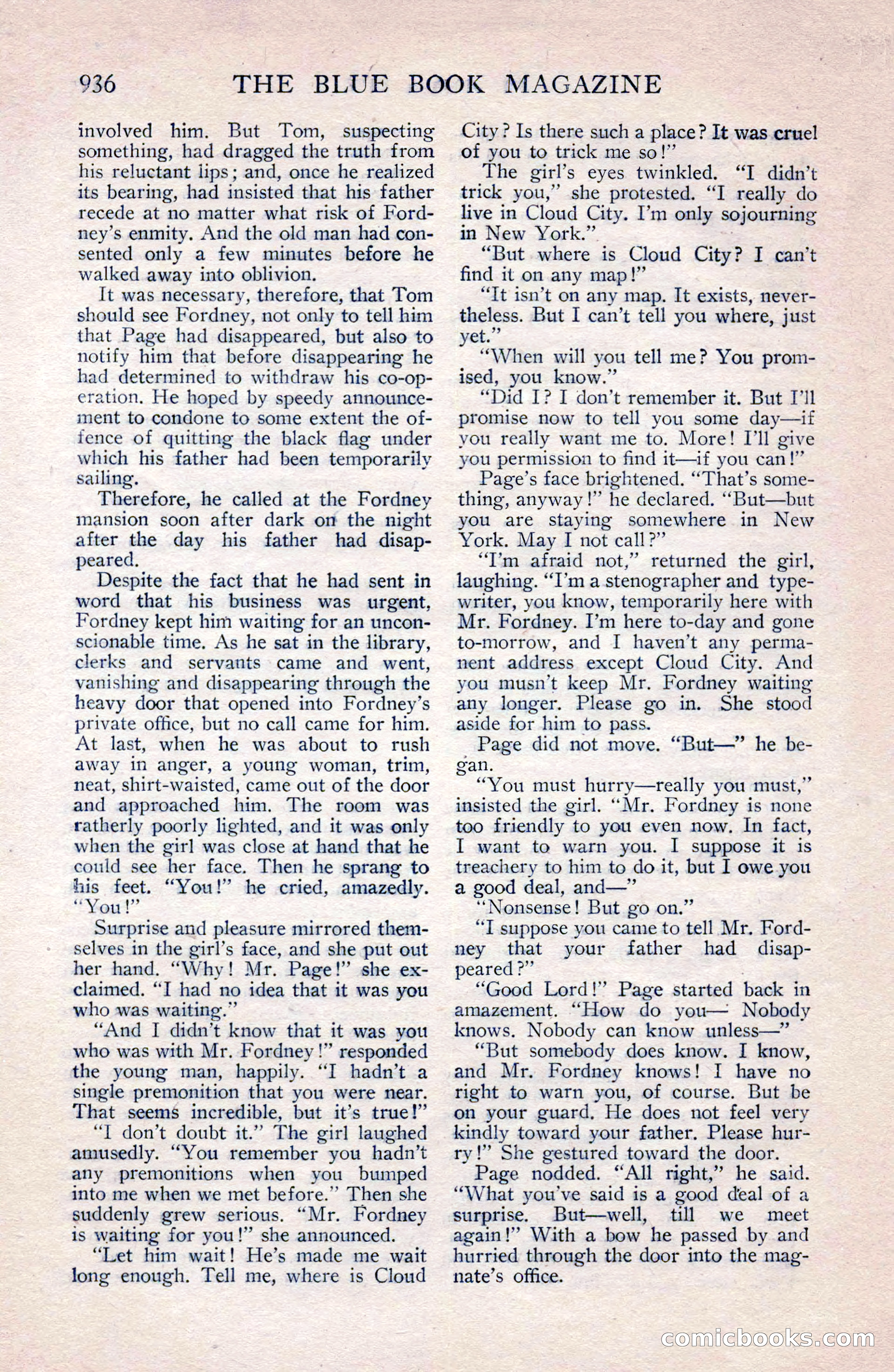The Blue Book Magazine, September 1912 — page 12 of 212
