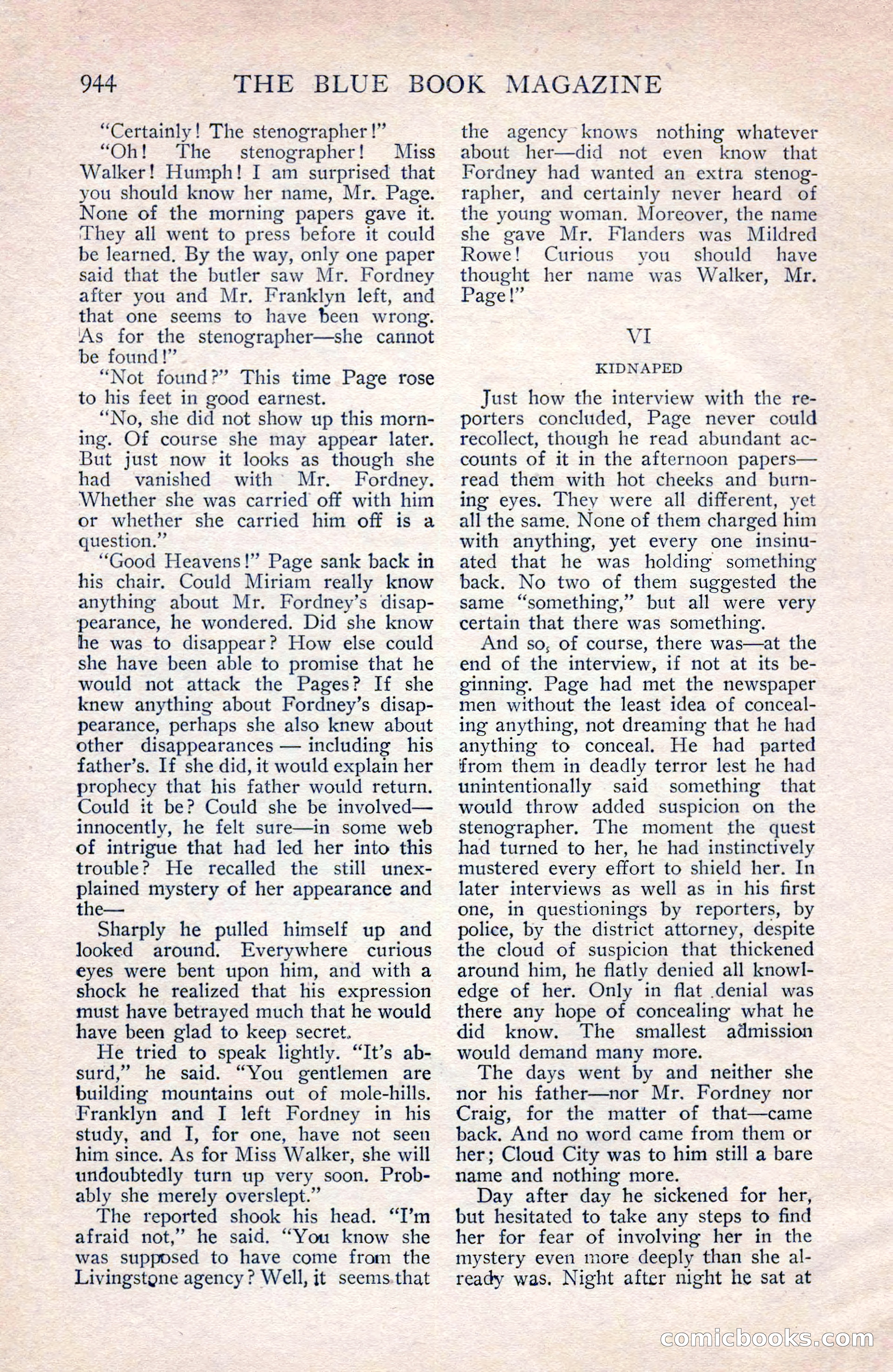 The Blue Book Magazine, September 1912 — page 20 of 212