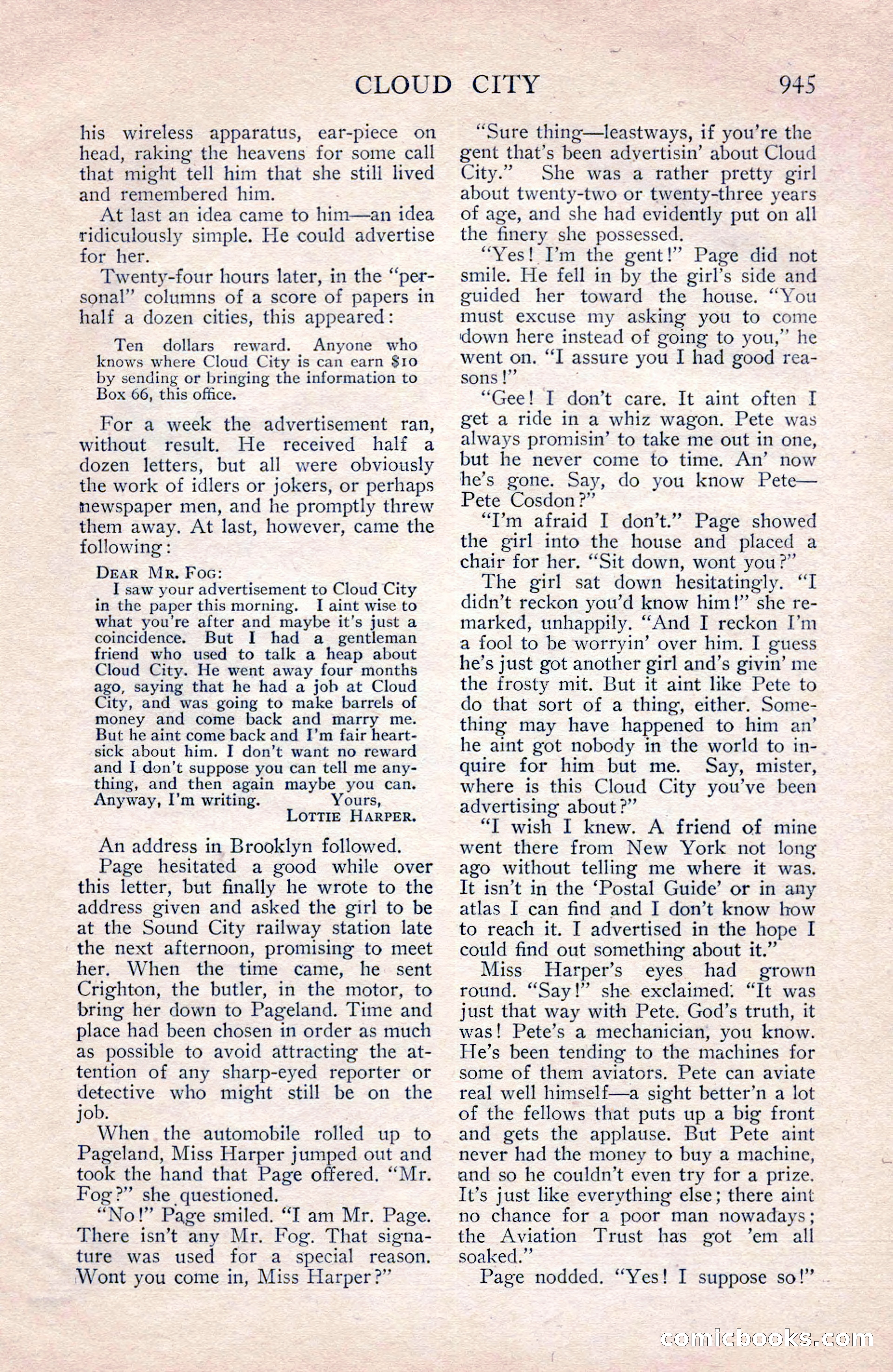 The Blue Book Magazine, September 1912 — page 21 of 212
