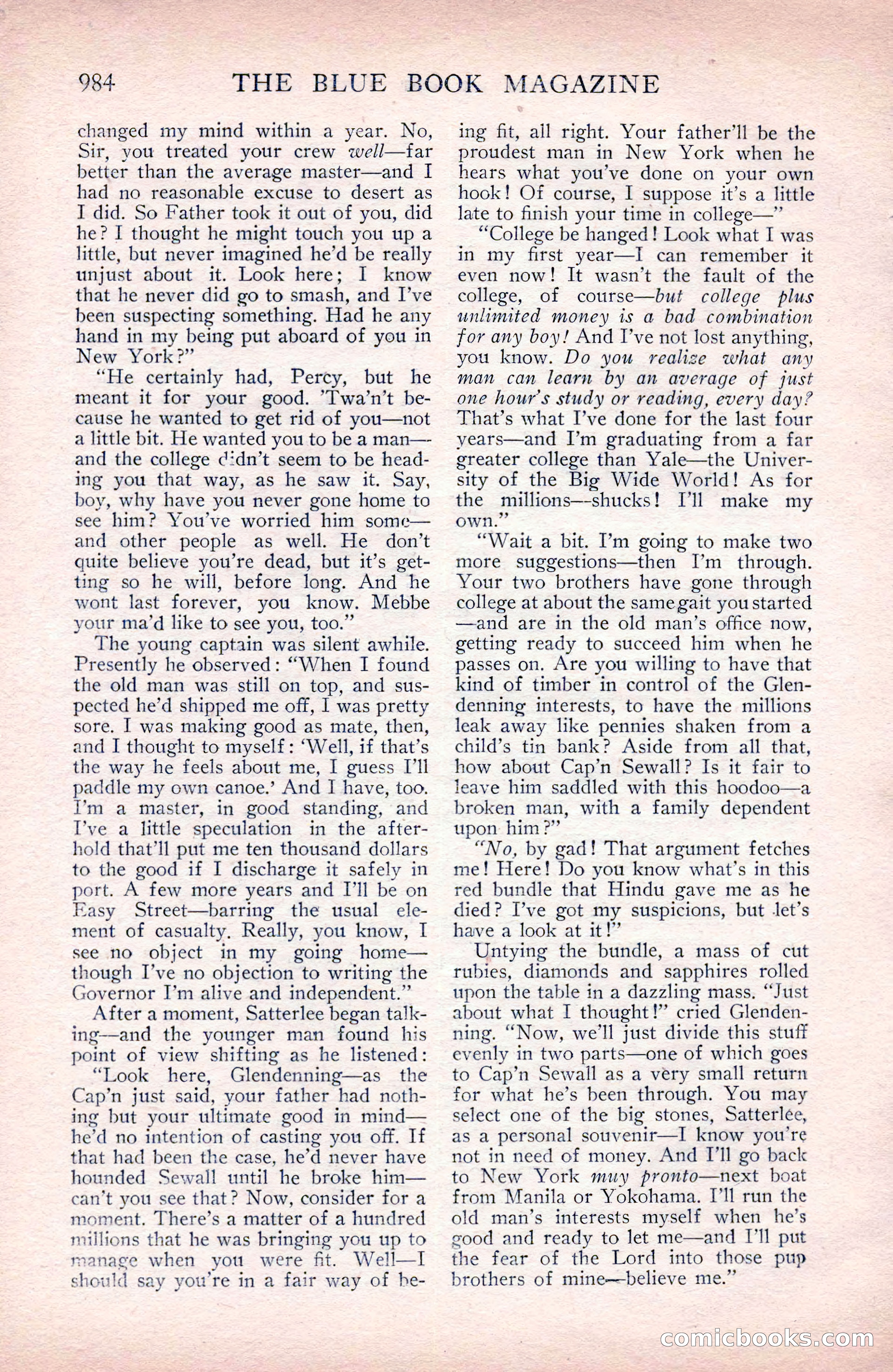 The Blue Book Magazine, September 1912 — page 60 of 212