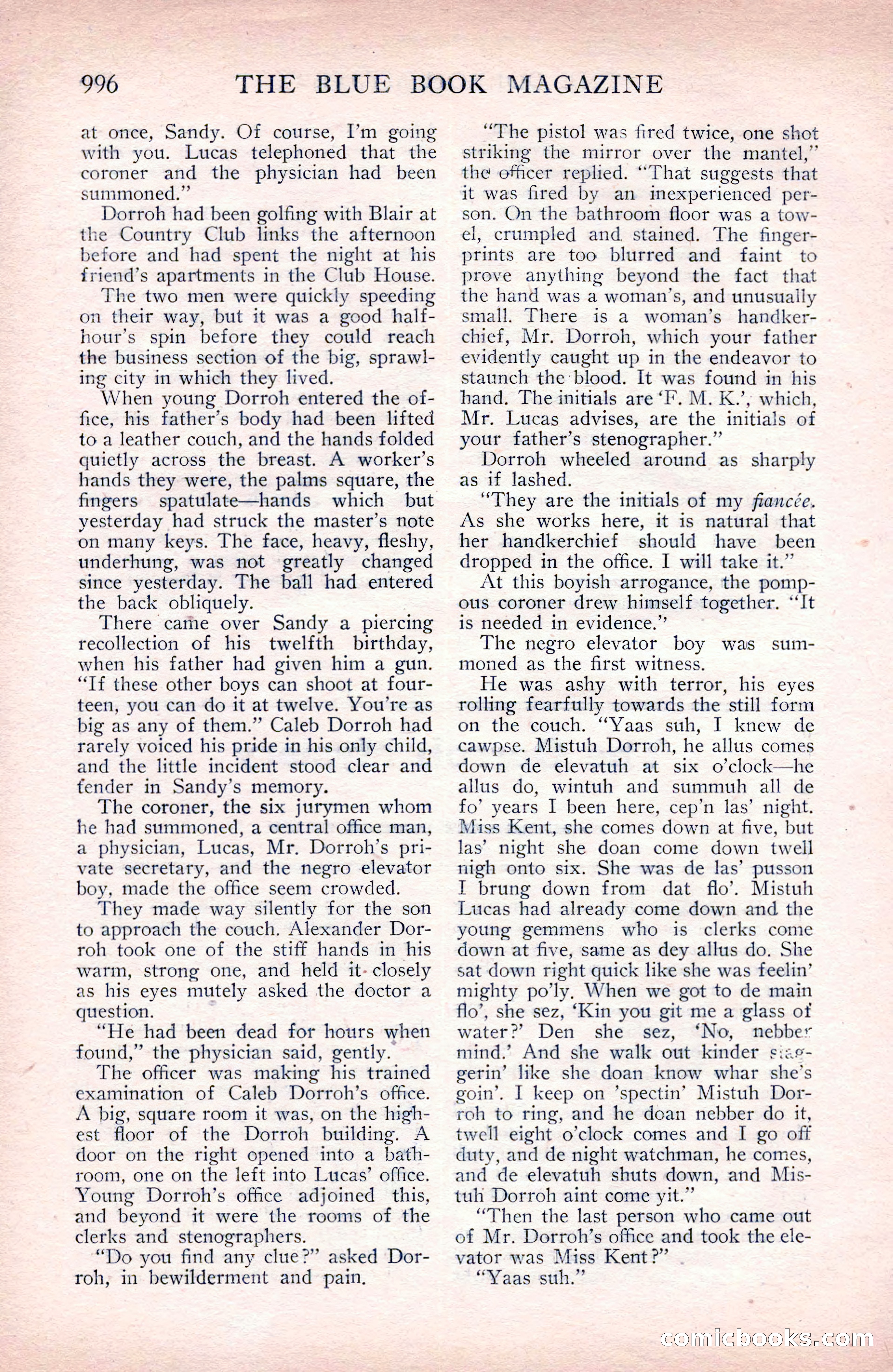 The Blue Book Magazine, September 1912 — page 72 of 212