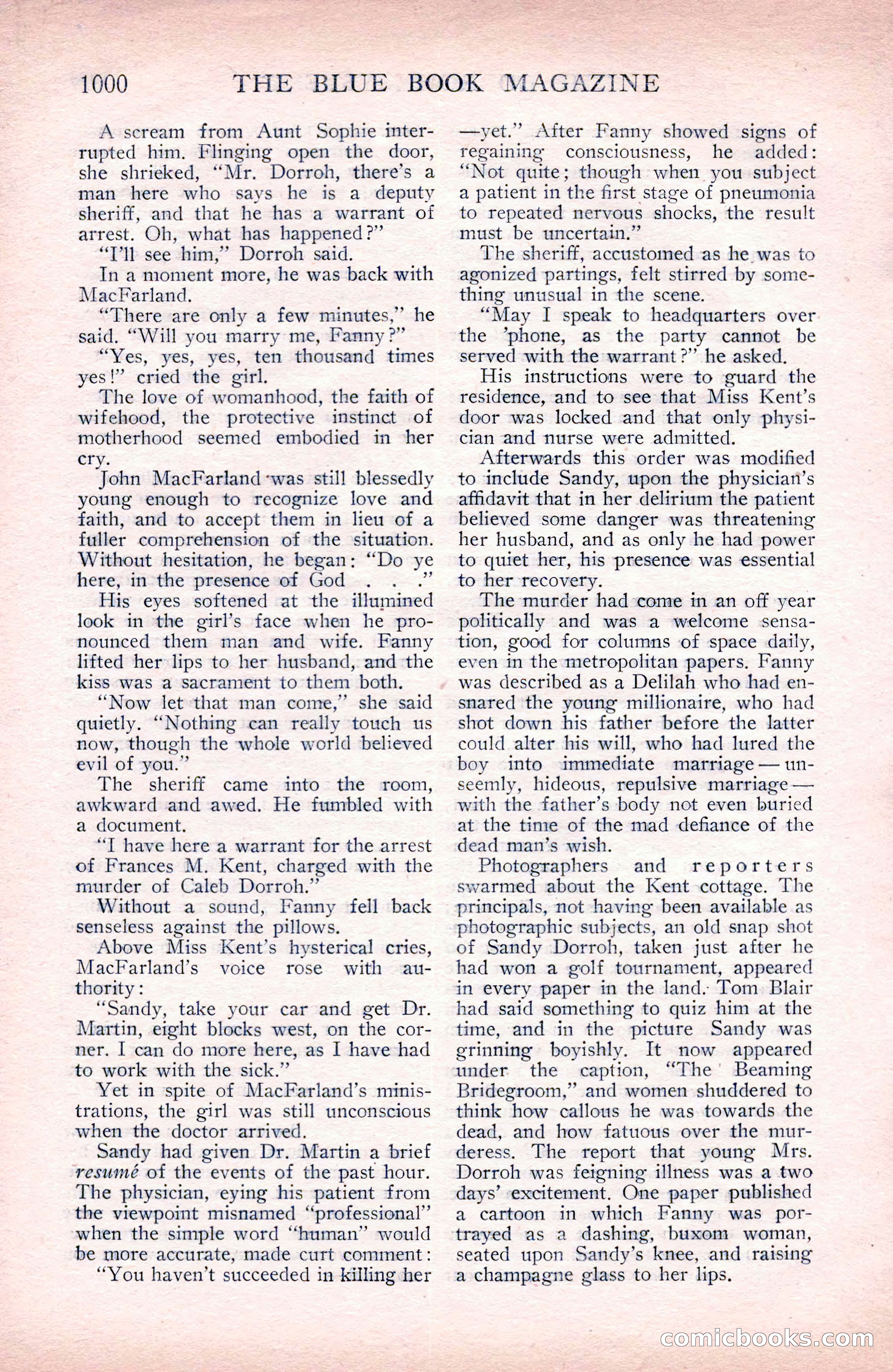 The Blue Book Magazine, September 1912 — page 76 of 212