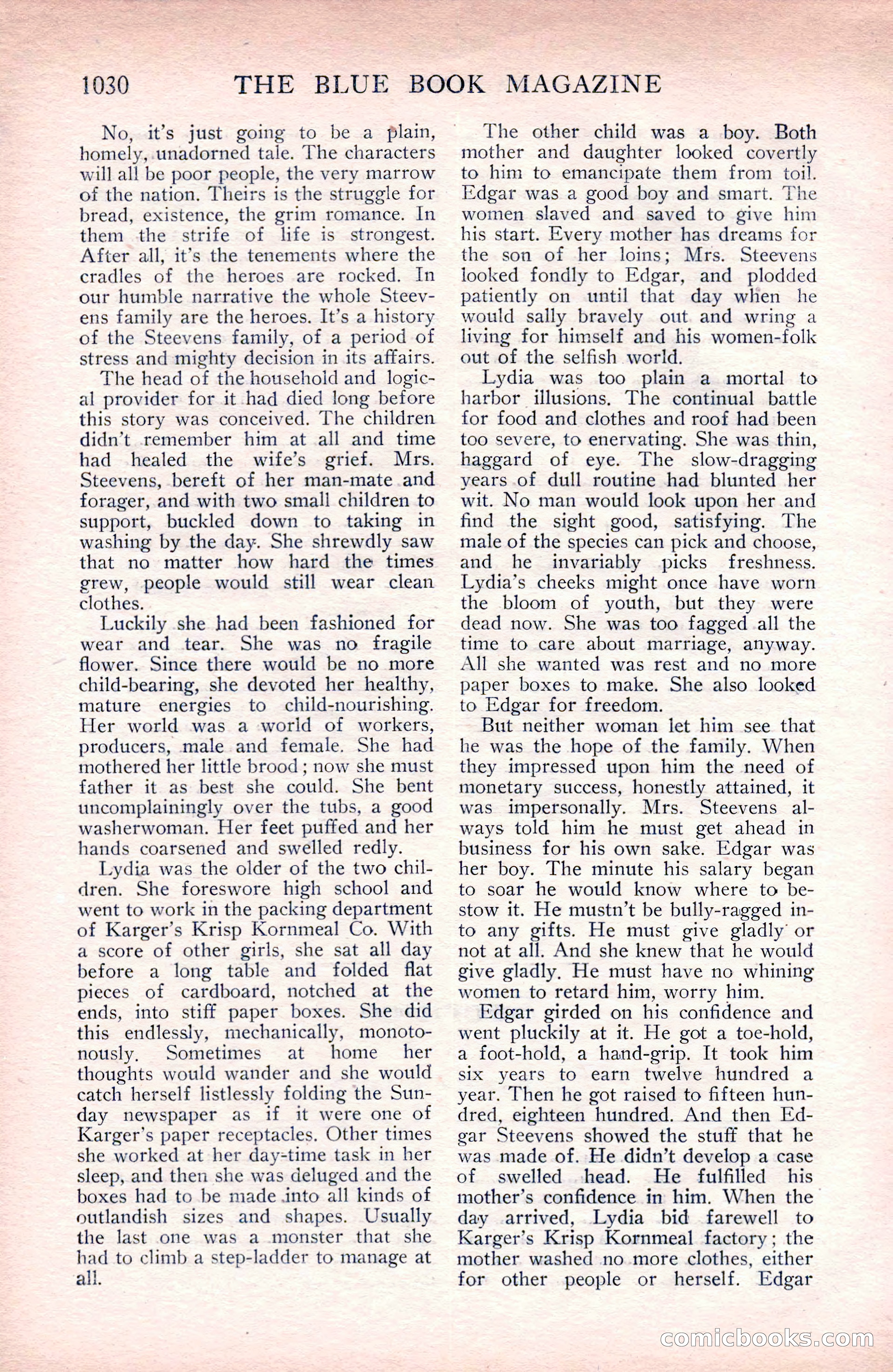 The Blue Book Magazine, September 1912 — page 106 of 212