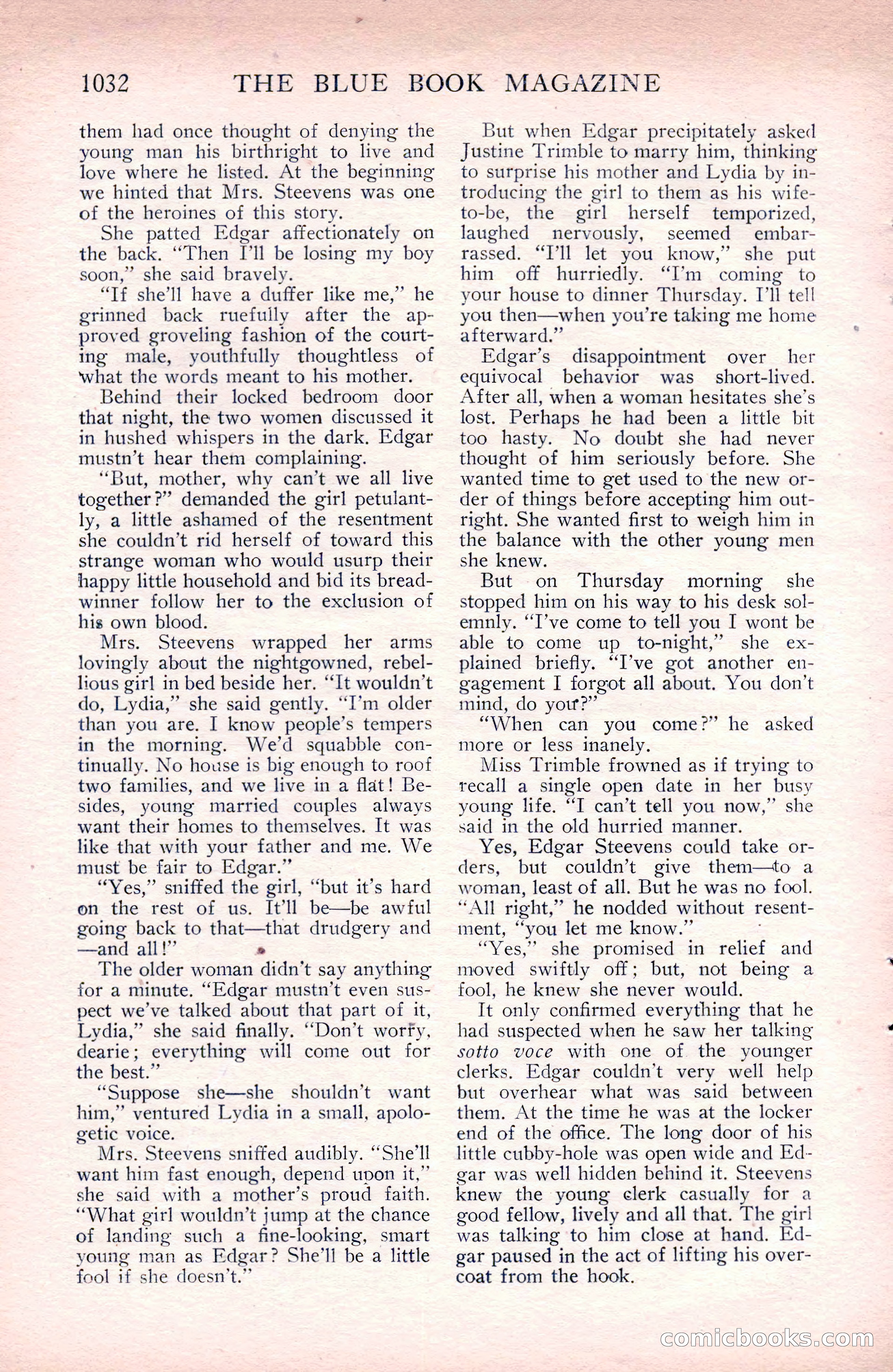 The Blue Book Magazine, September 1912 — page 108 of 212