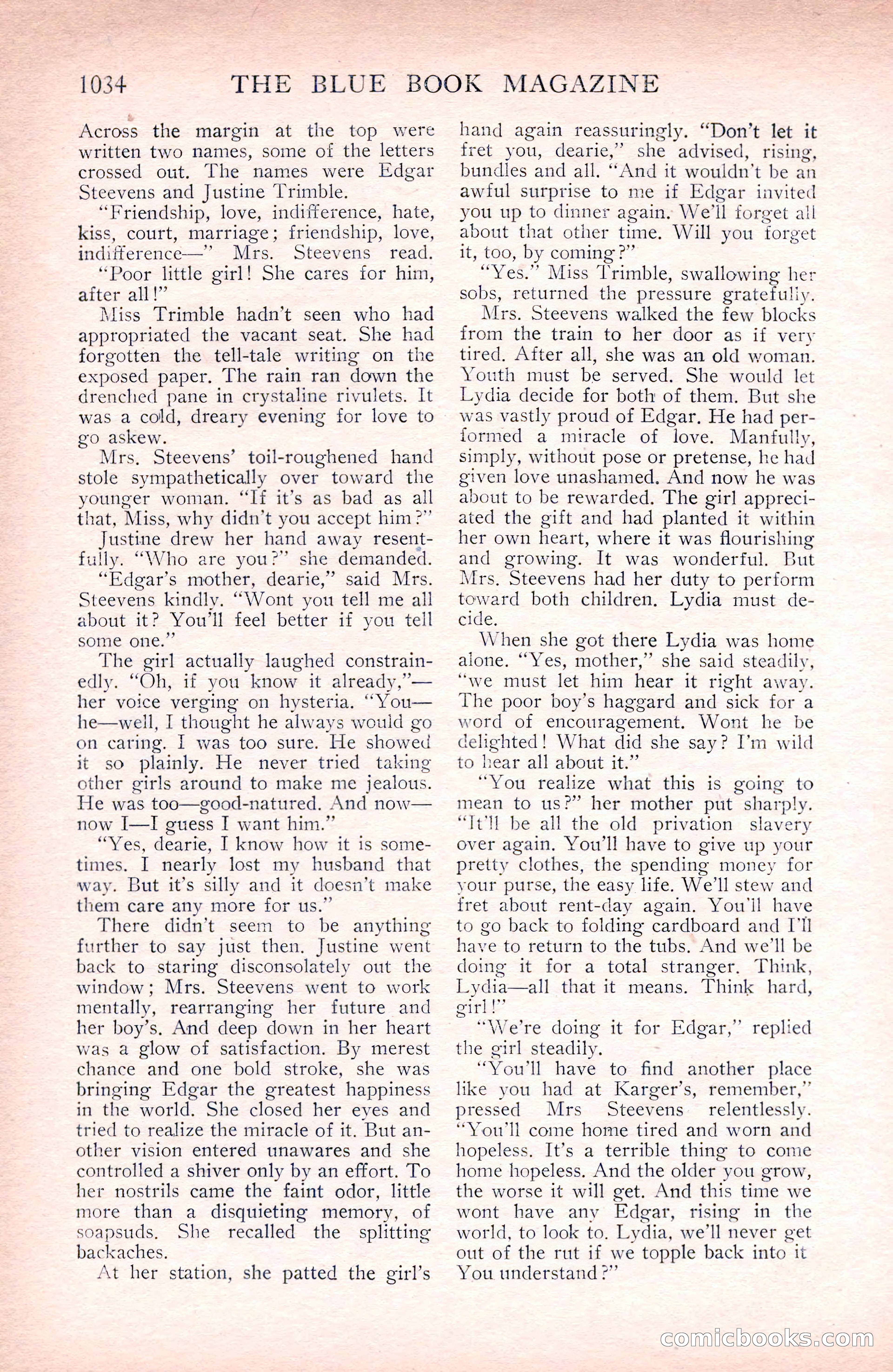 The Blue Book Magazine, September 1912 — page 110 of 212