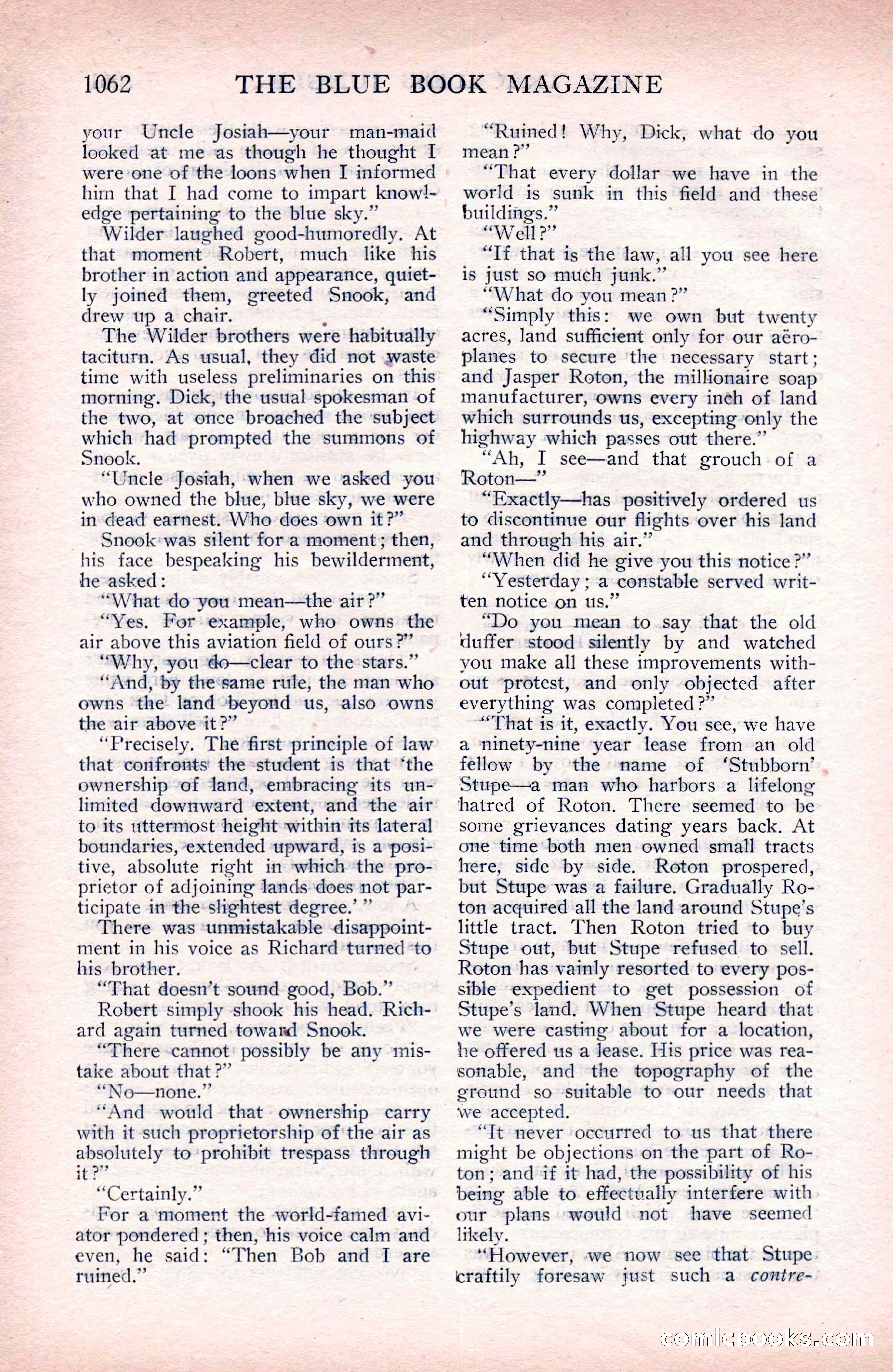 The Blue Book Magazine, September 1912 — page 138 of 212