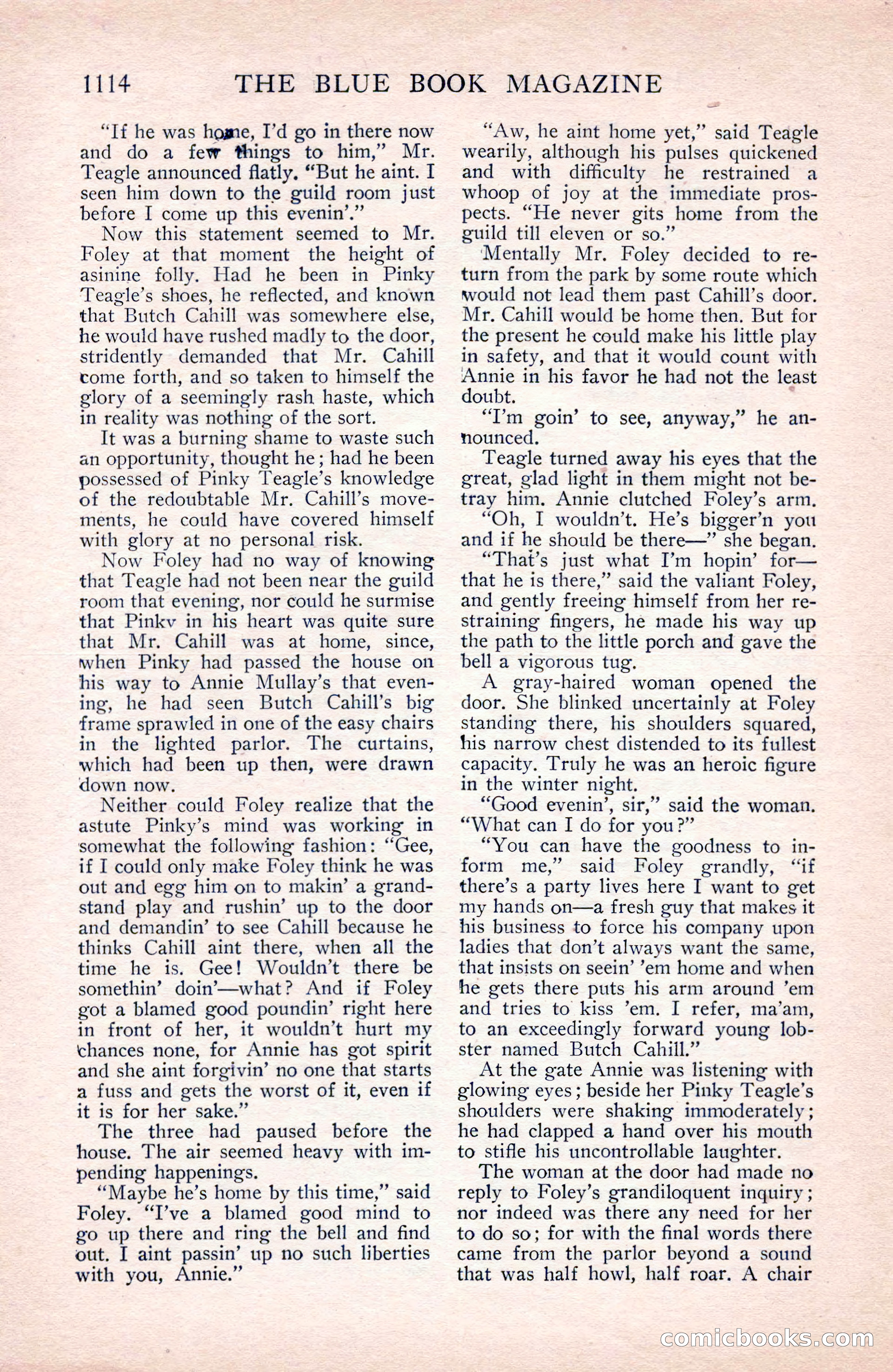 The Blue Book Magazine, September 1912 — page 190 of 212