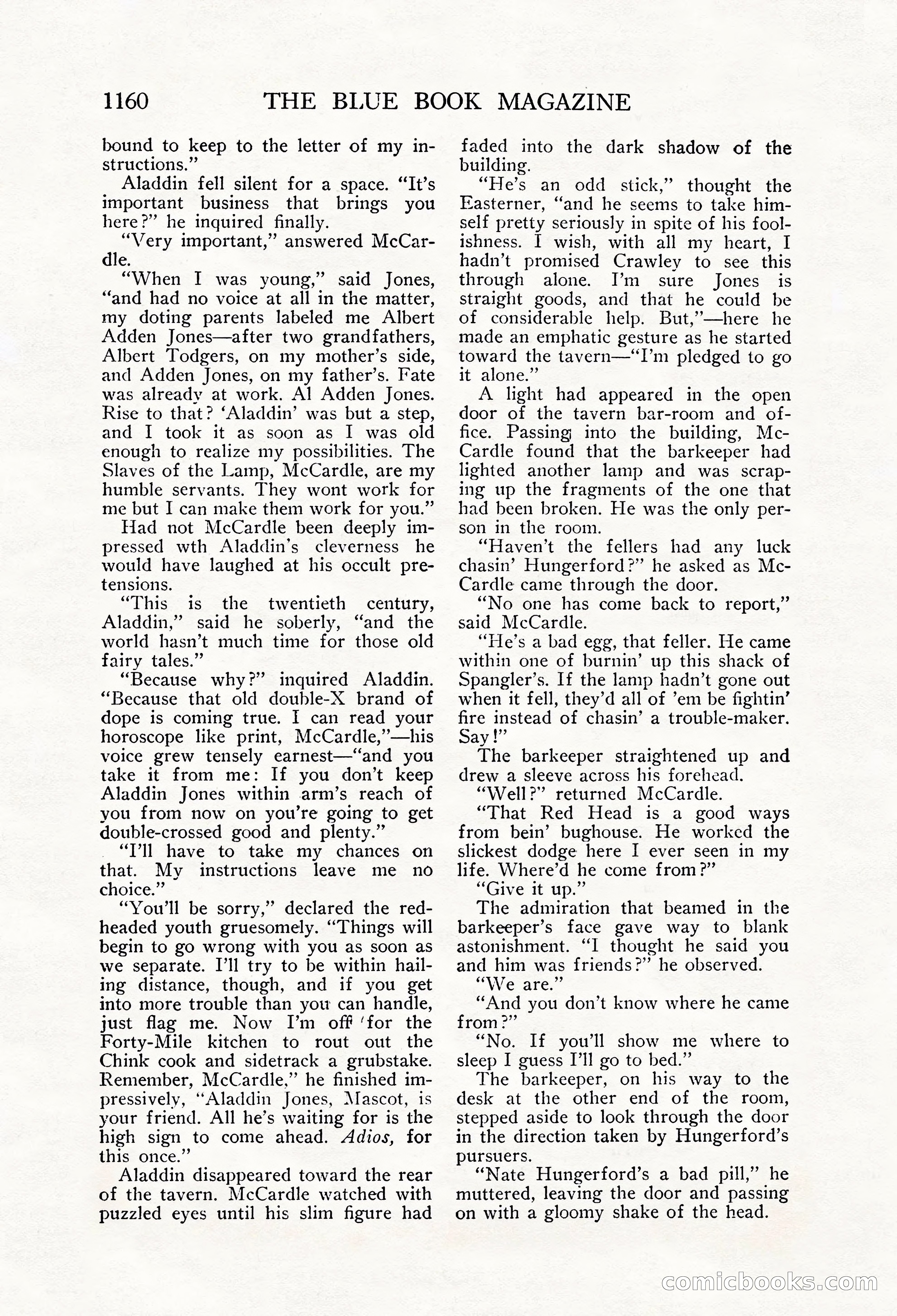 The Blue Book Magazine, October 1912 — page 40 of 242