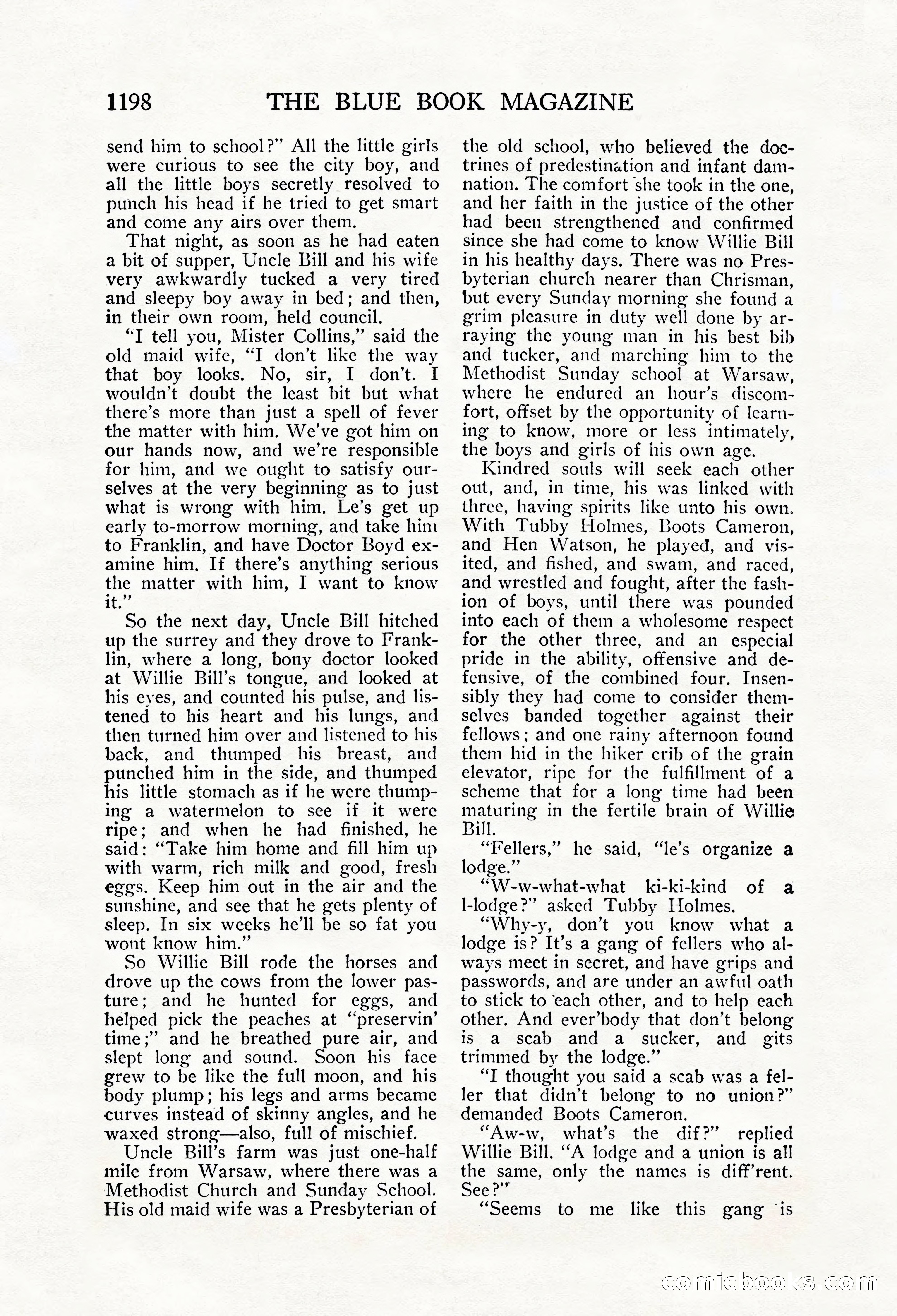 The Blue Book Magazine, October 1912 — page 78 of 242