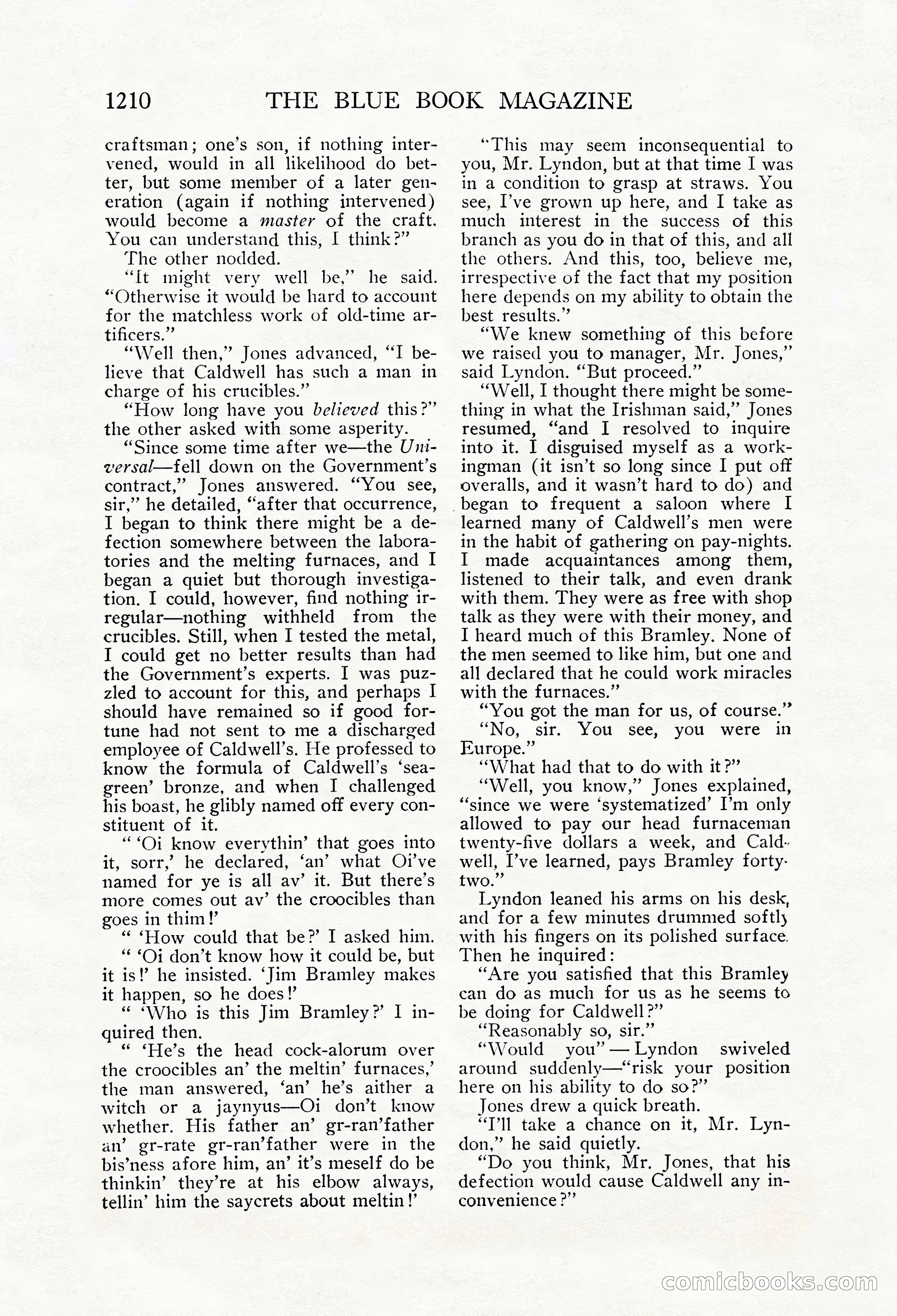The Blue Book Magazine, October 1912 — page 90 of 242
