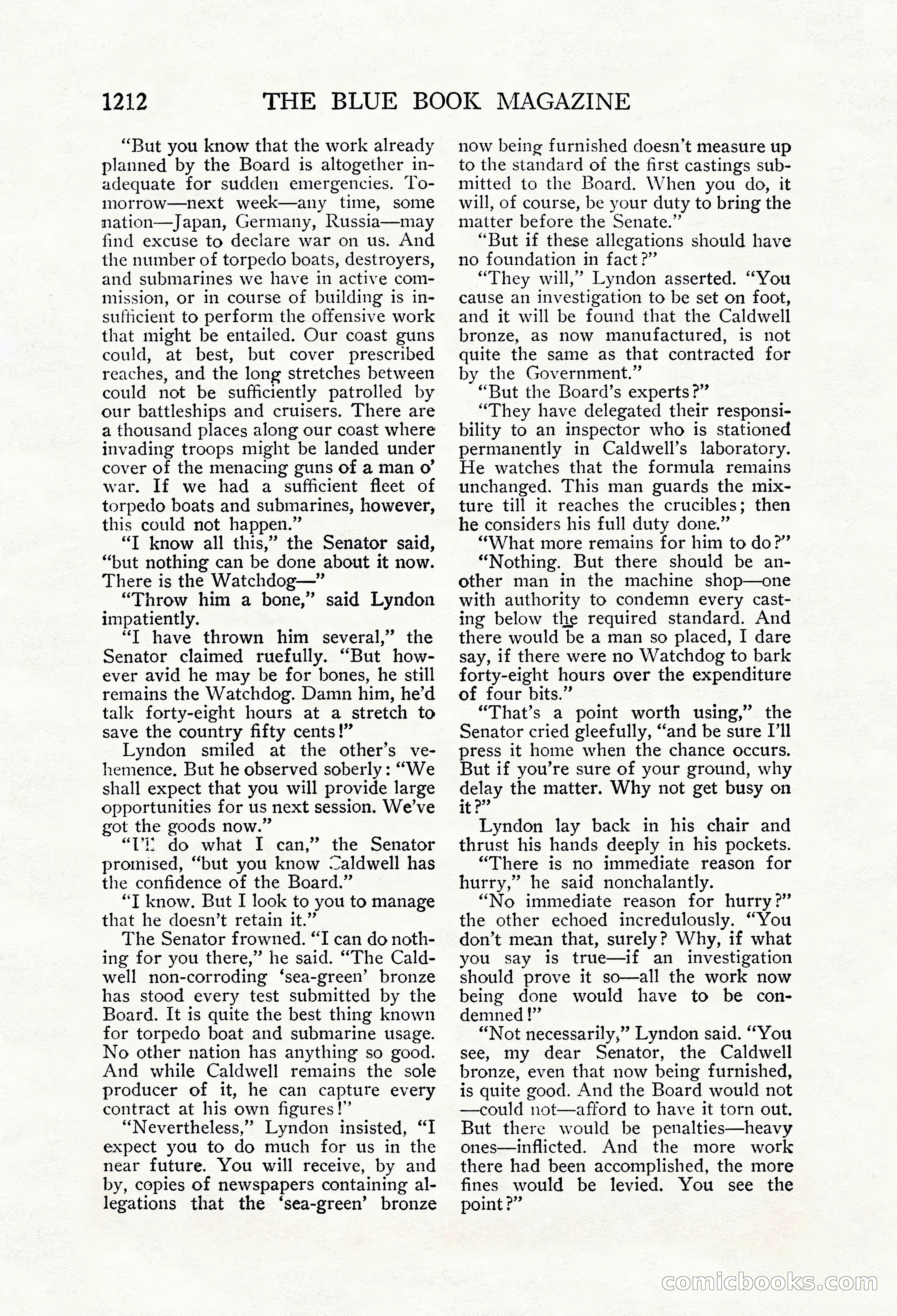The Blue Book Magazine, October 1912 — page 92 of 242