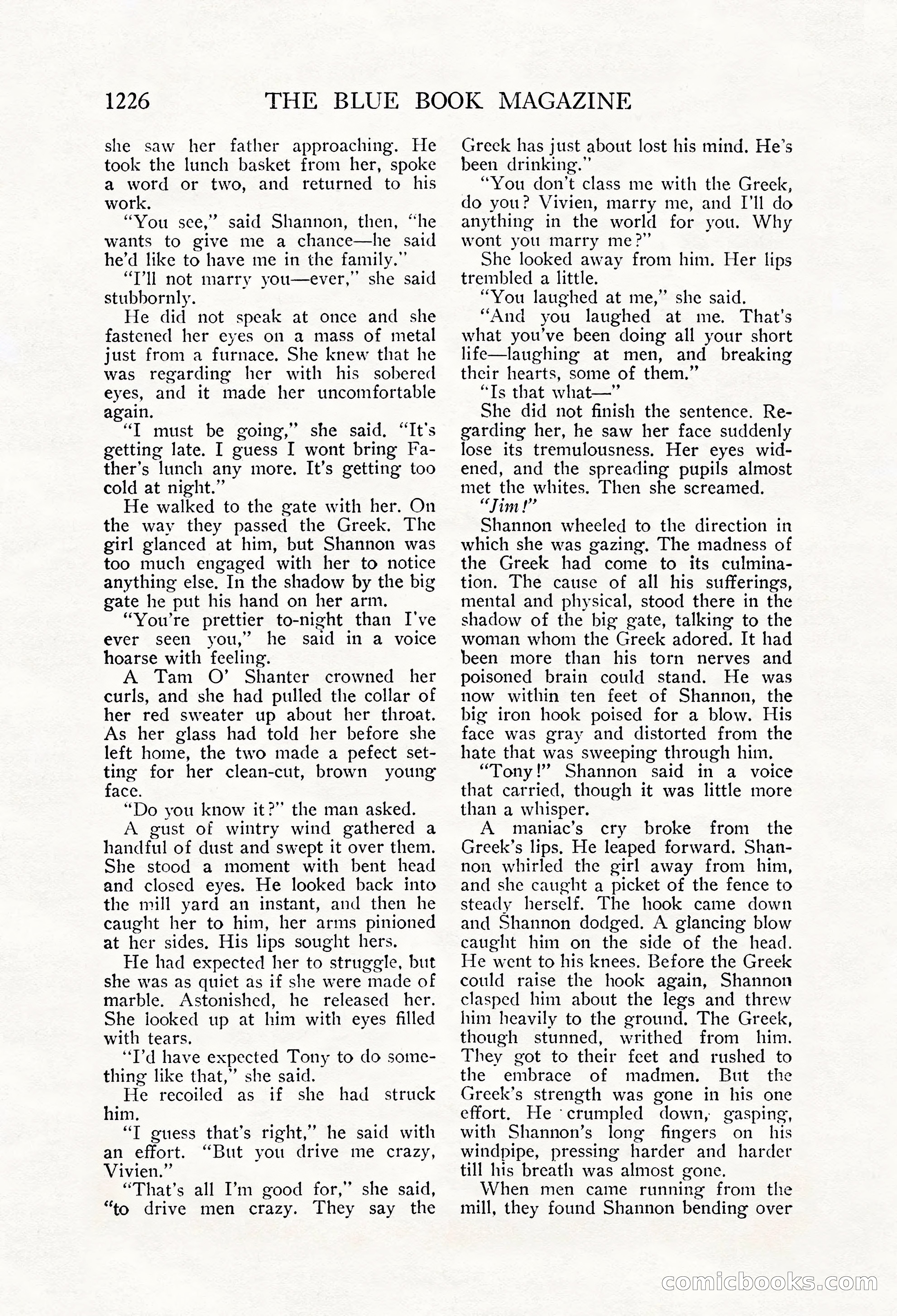 The Blue Book Magazine, October 1912 — page 106 of 242