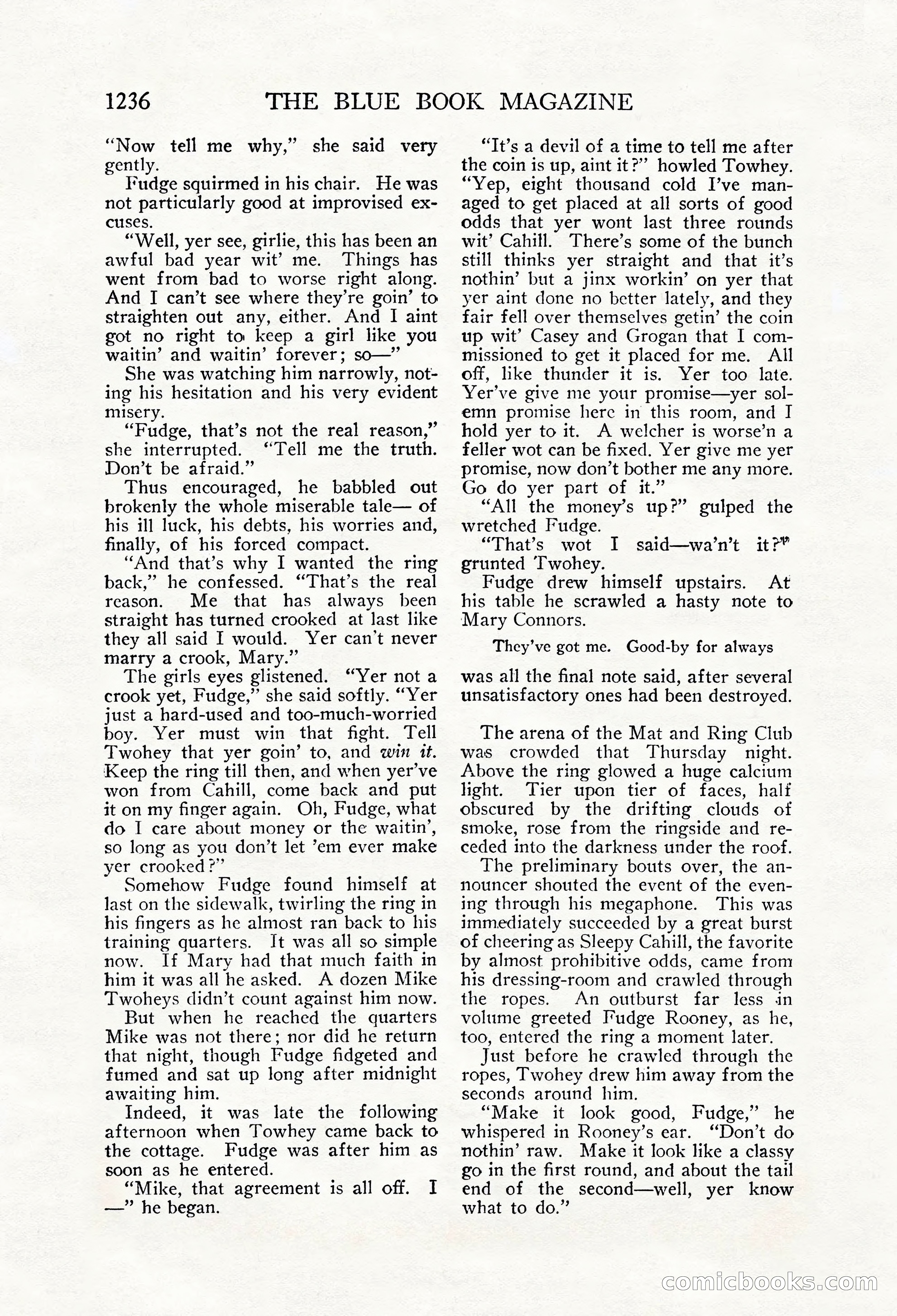 The Blue Book Magazine, October 1912 — page 116 of 242