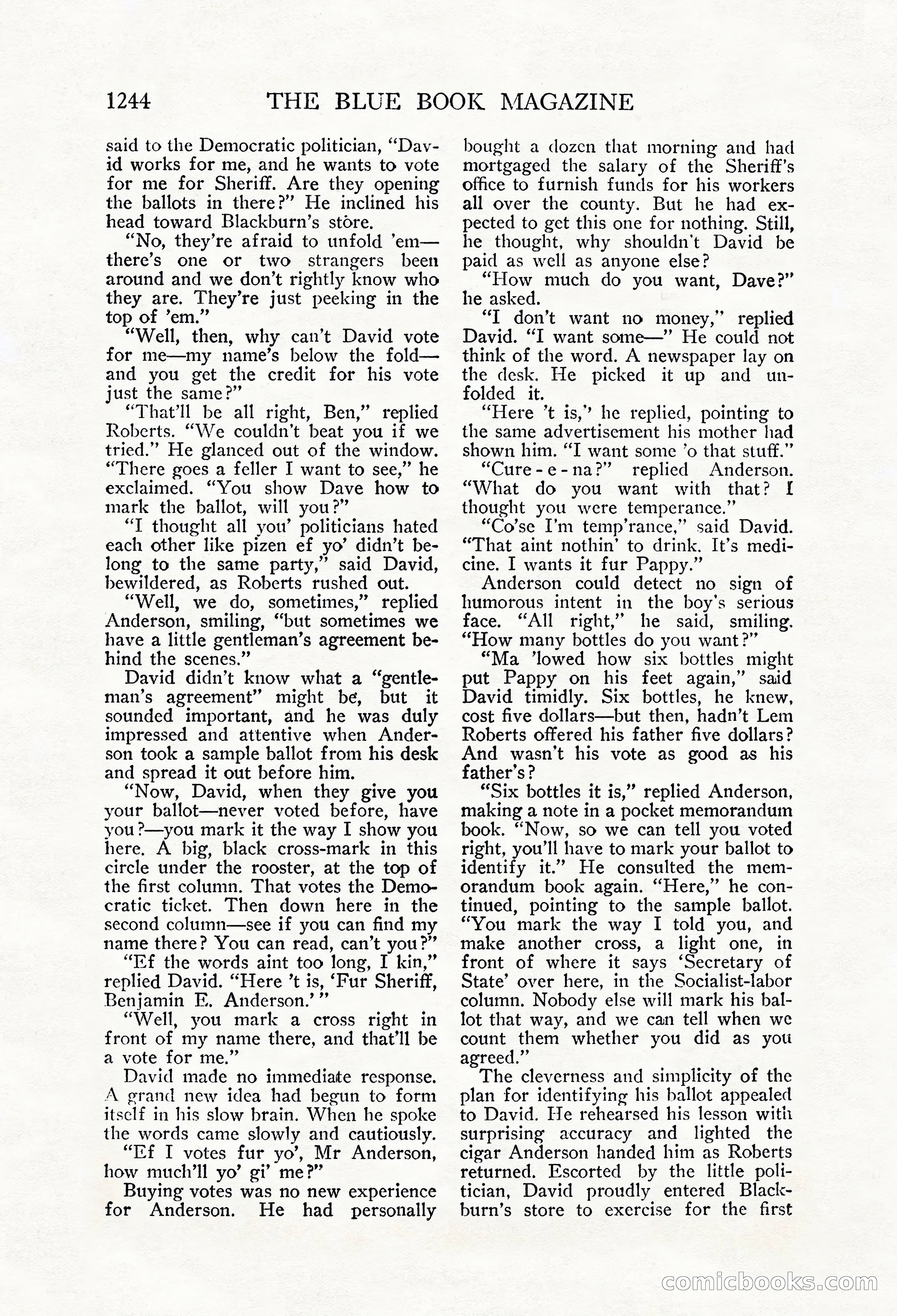 The Blue Book Magazine, October 1912 — page 124 of 242