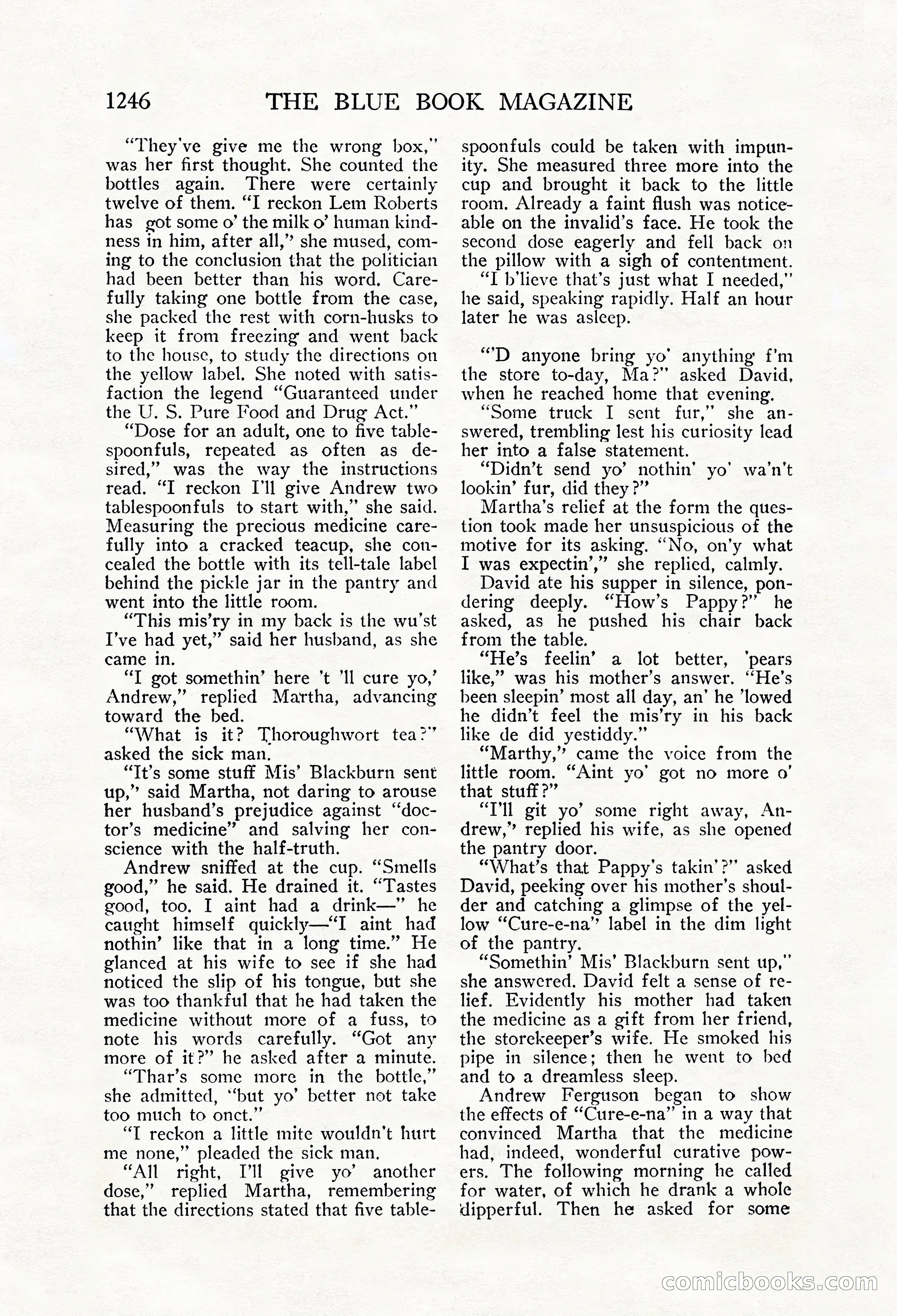 The Blue Book Magazine, October 1912 — page 126 of 242