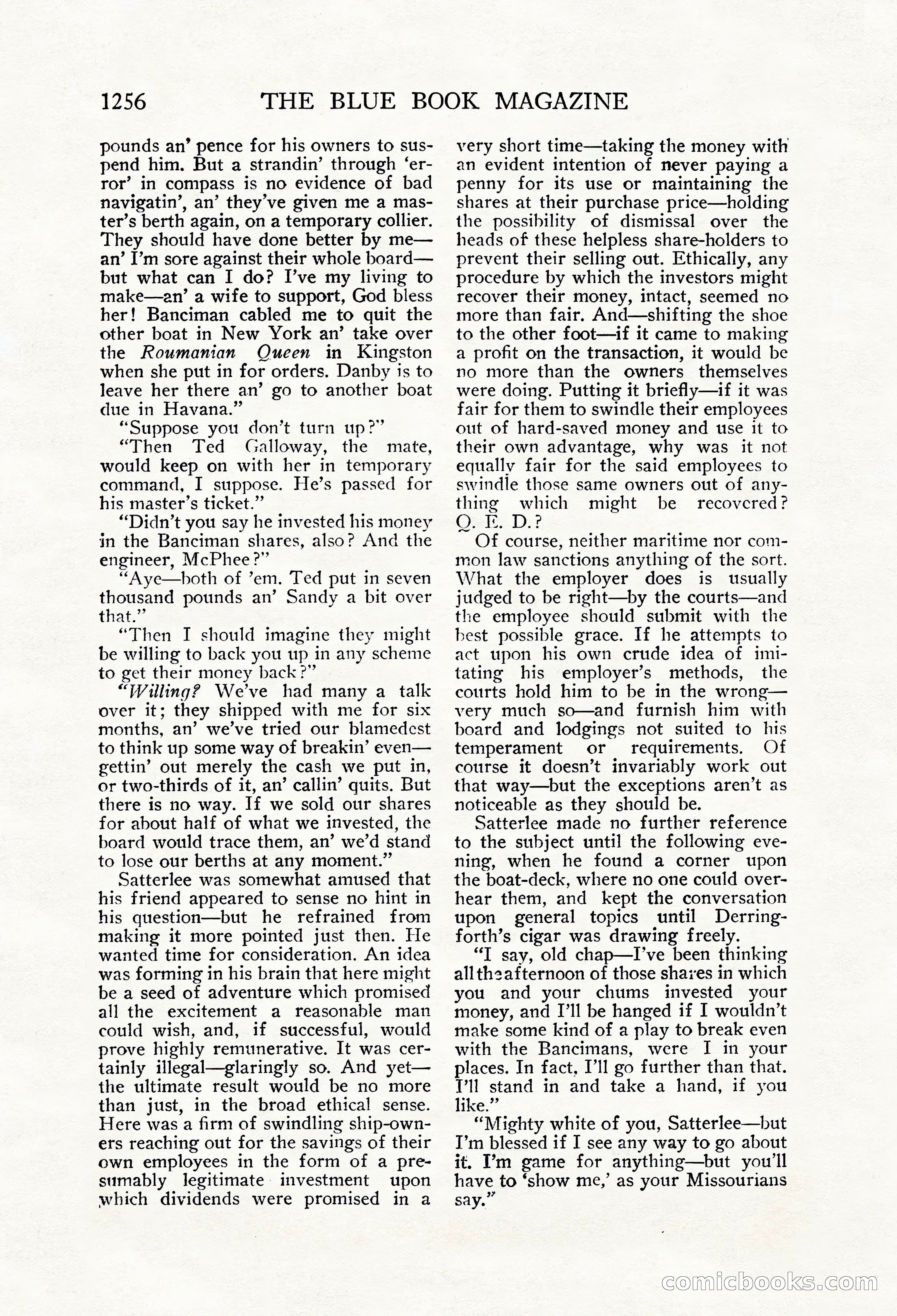 The Blue Book Magazine, October 1912 — page 136 of 242