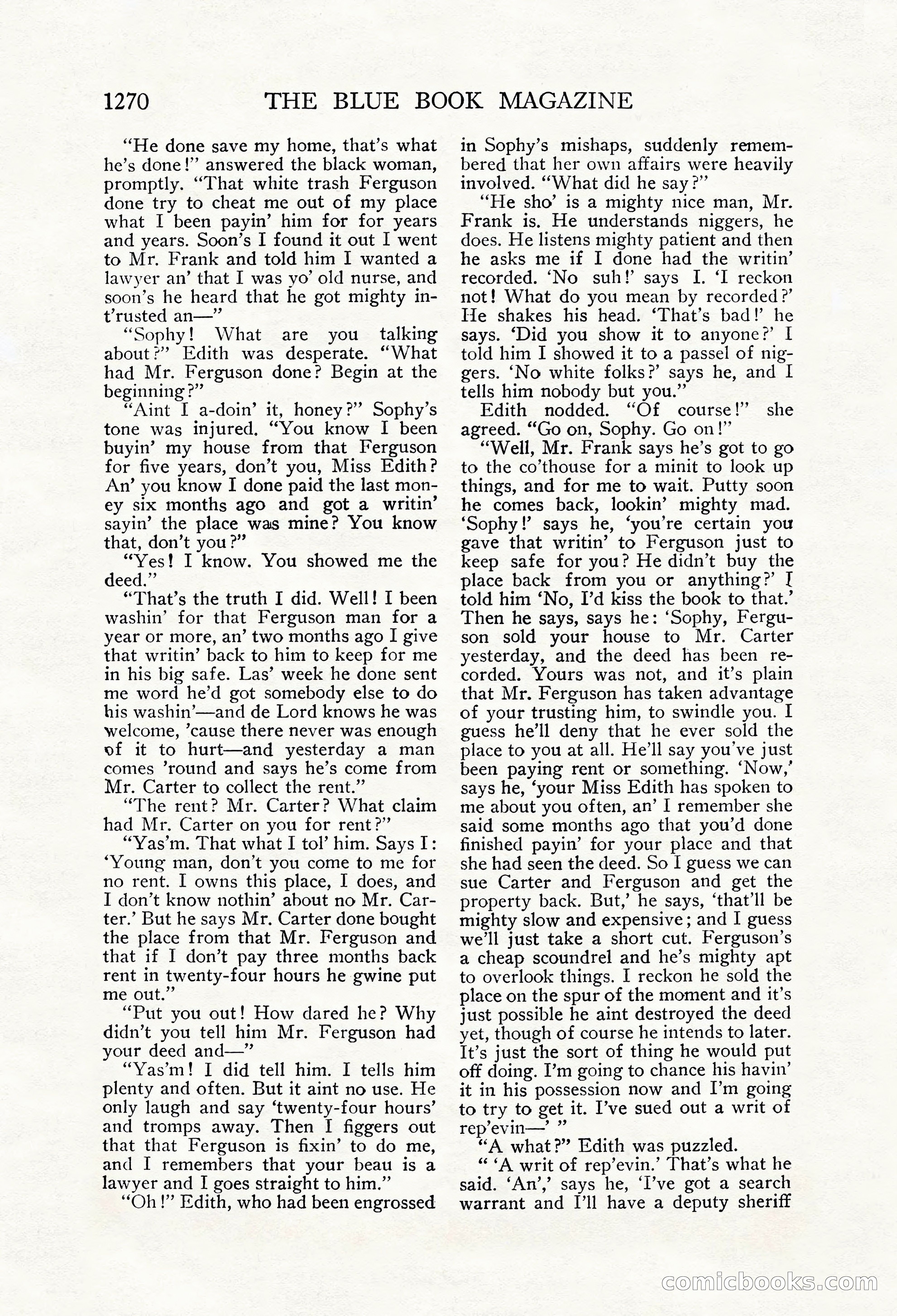 The Blue Book Magazine, October 1912 — page 150 of 242