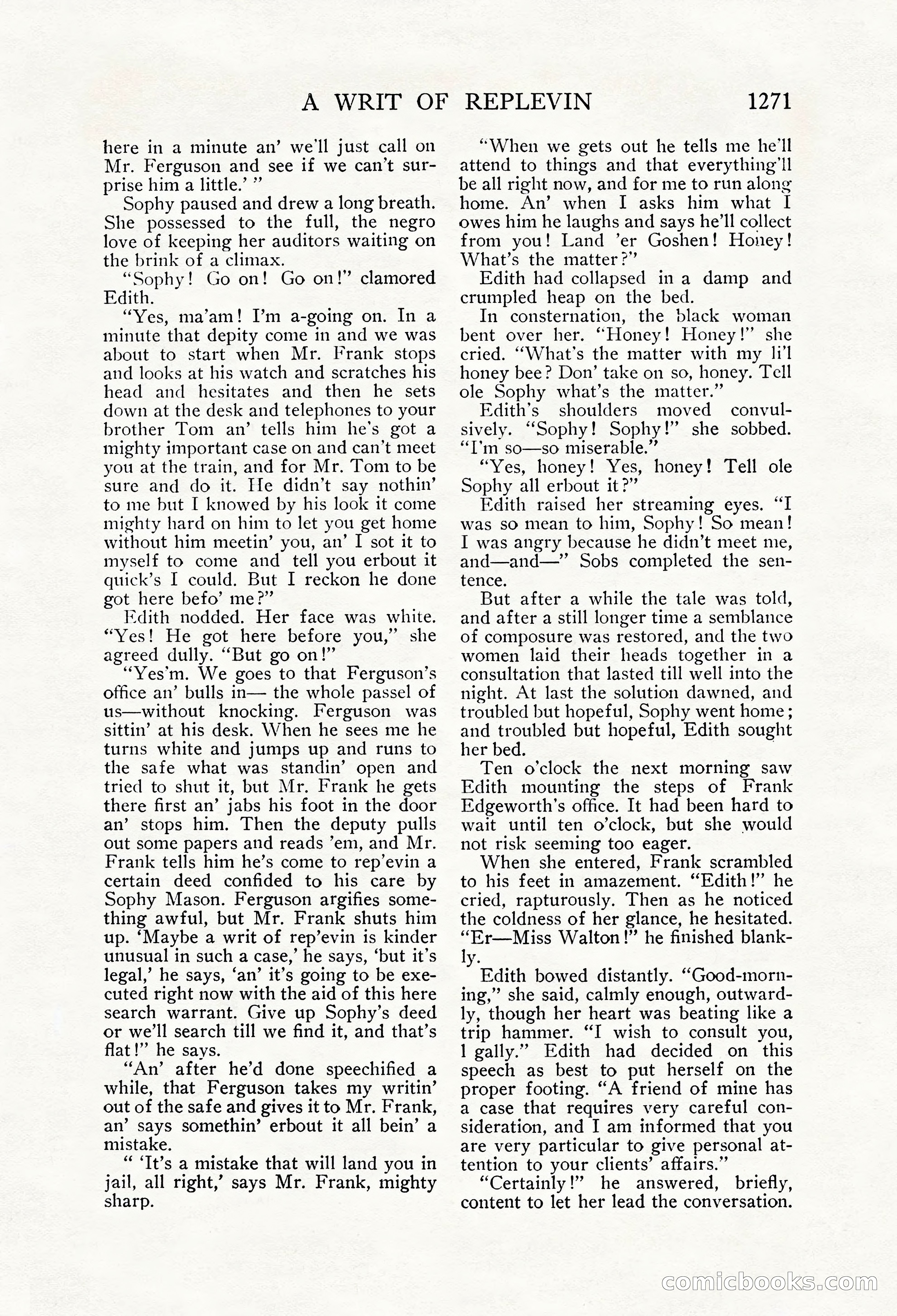The Blue Book Magazine, October 1912 — page 151 of 242