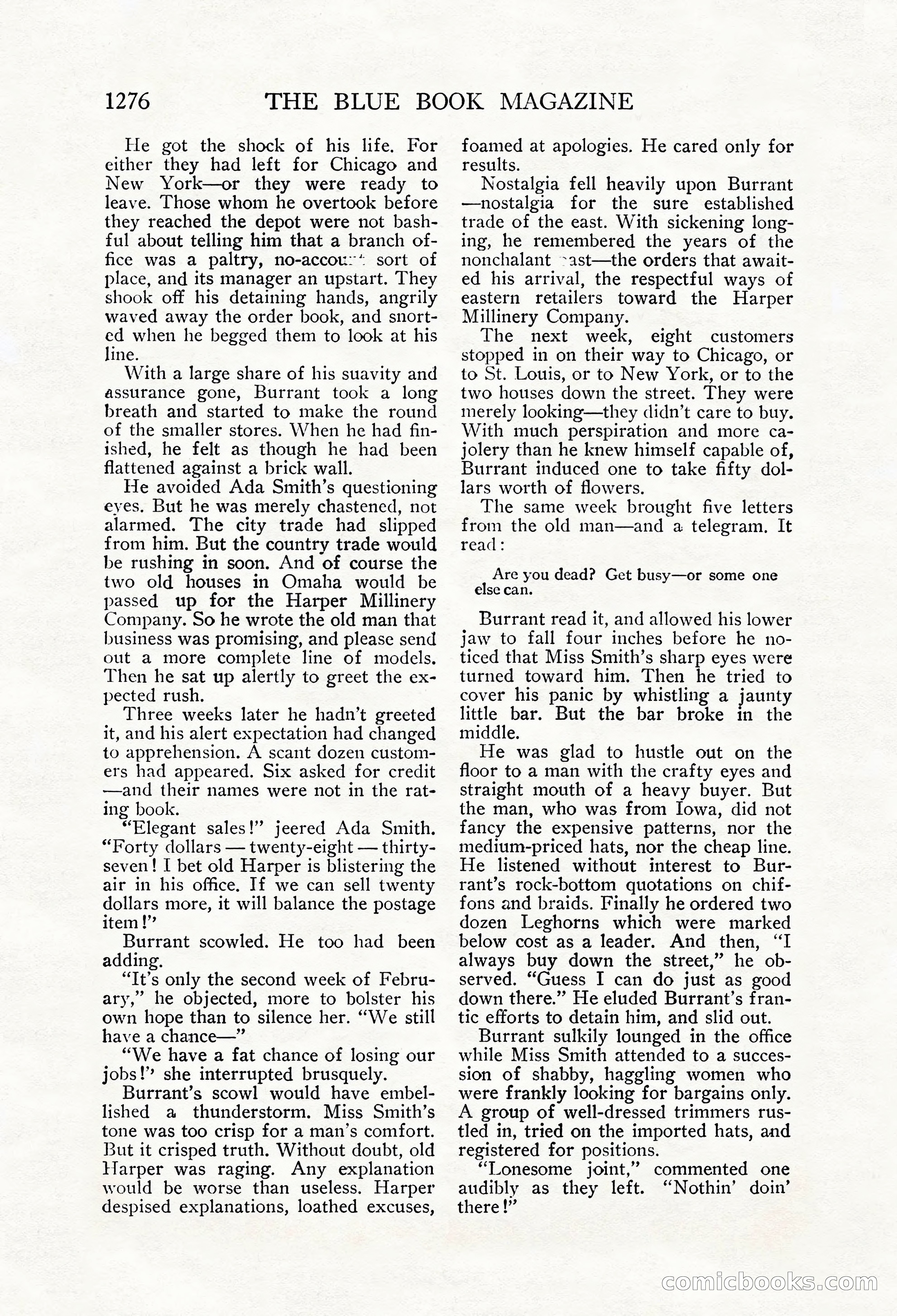 The Blue Book Magazine, October 1912 — page 156 of 242