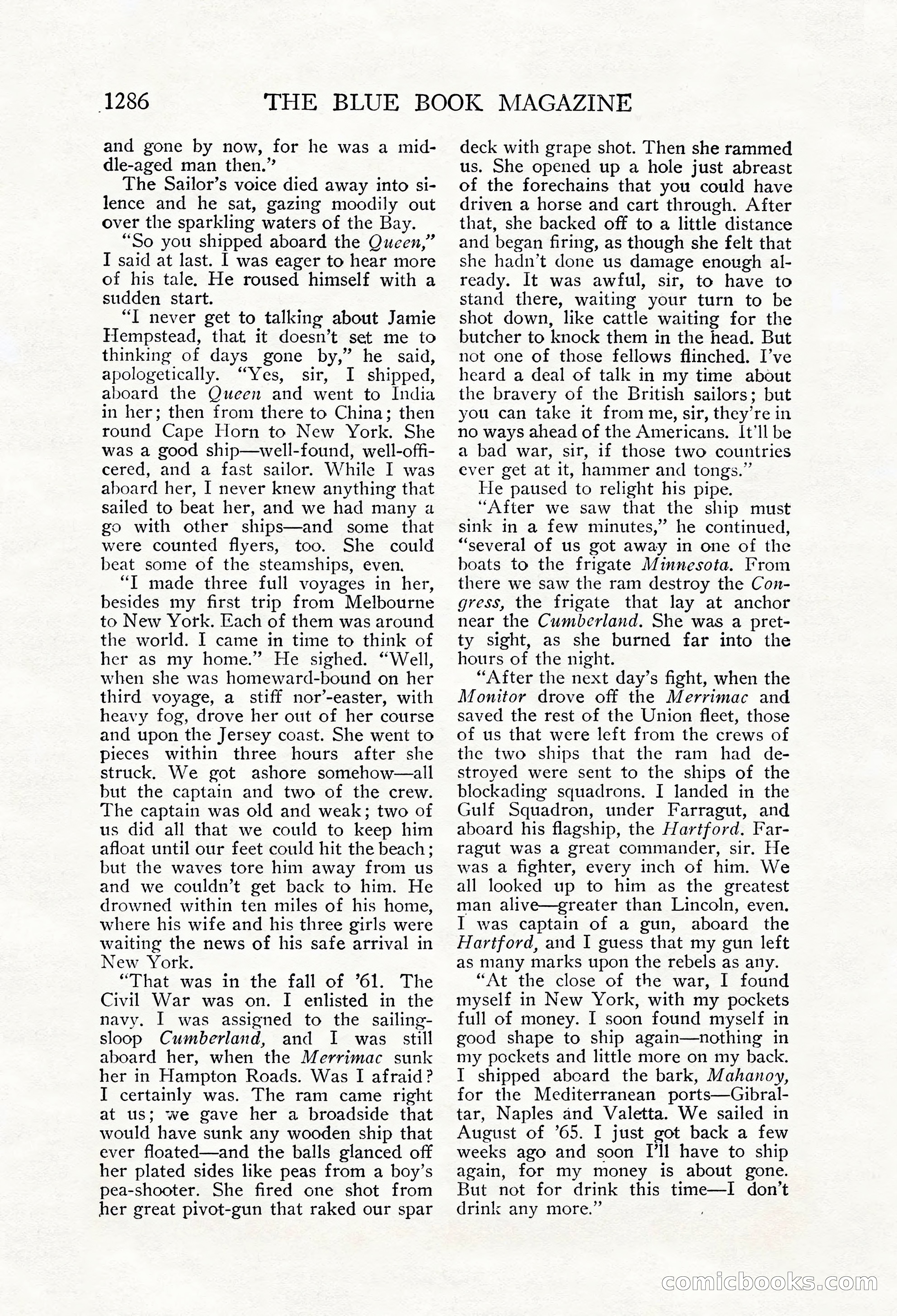 The Blue Book Magazine, October 1912 — page 166 of 242