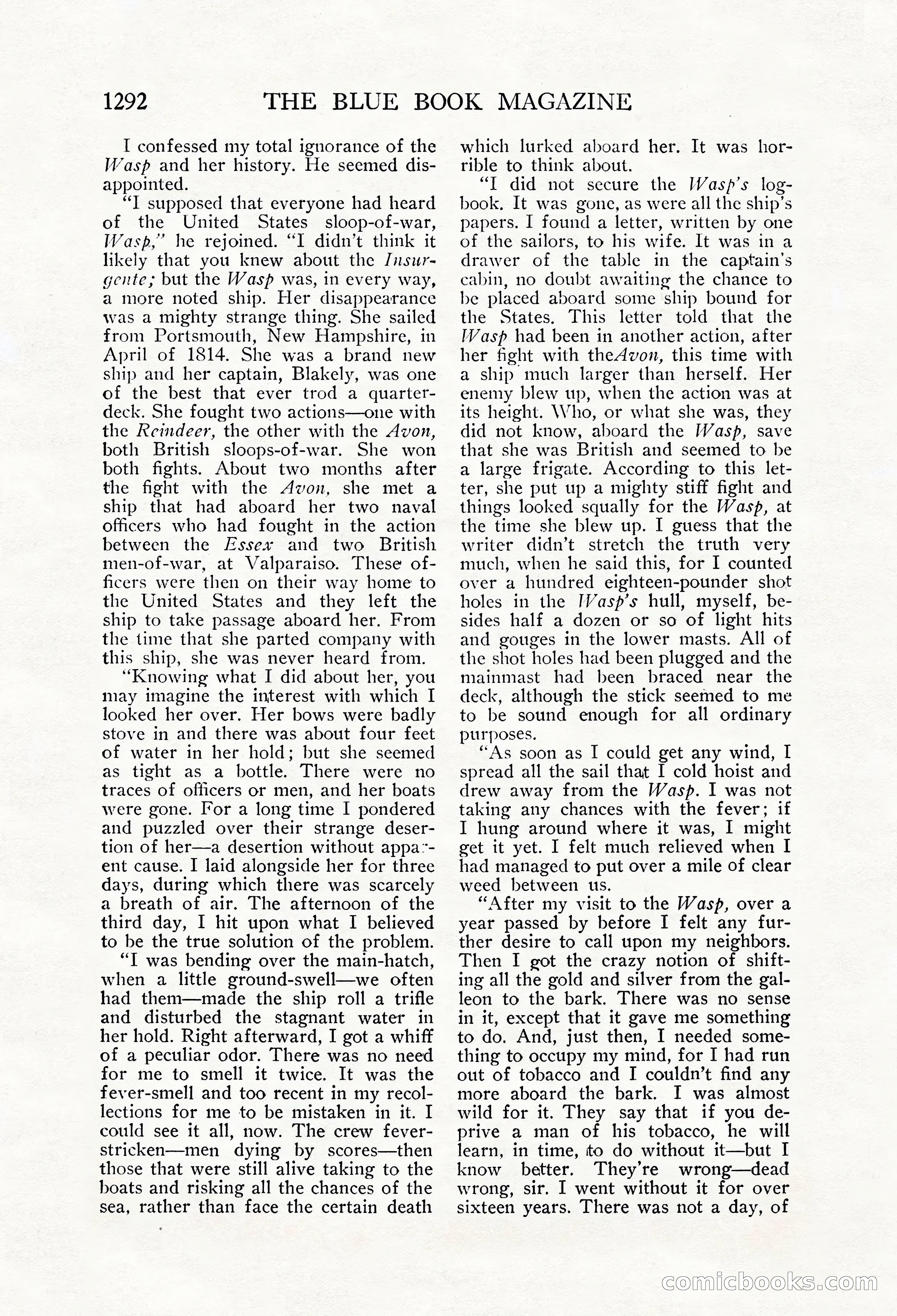 The Blue Book Magazine, October 1912 — page 172 of 242