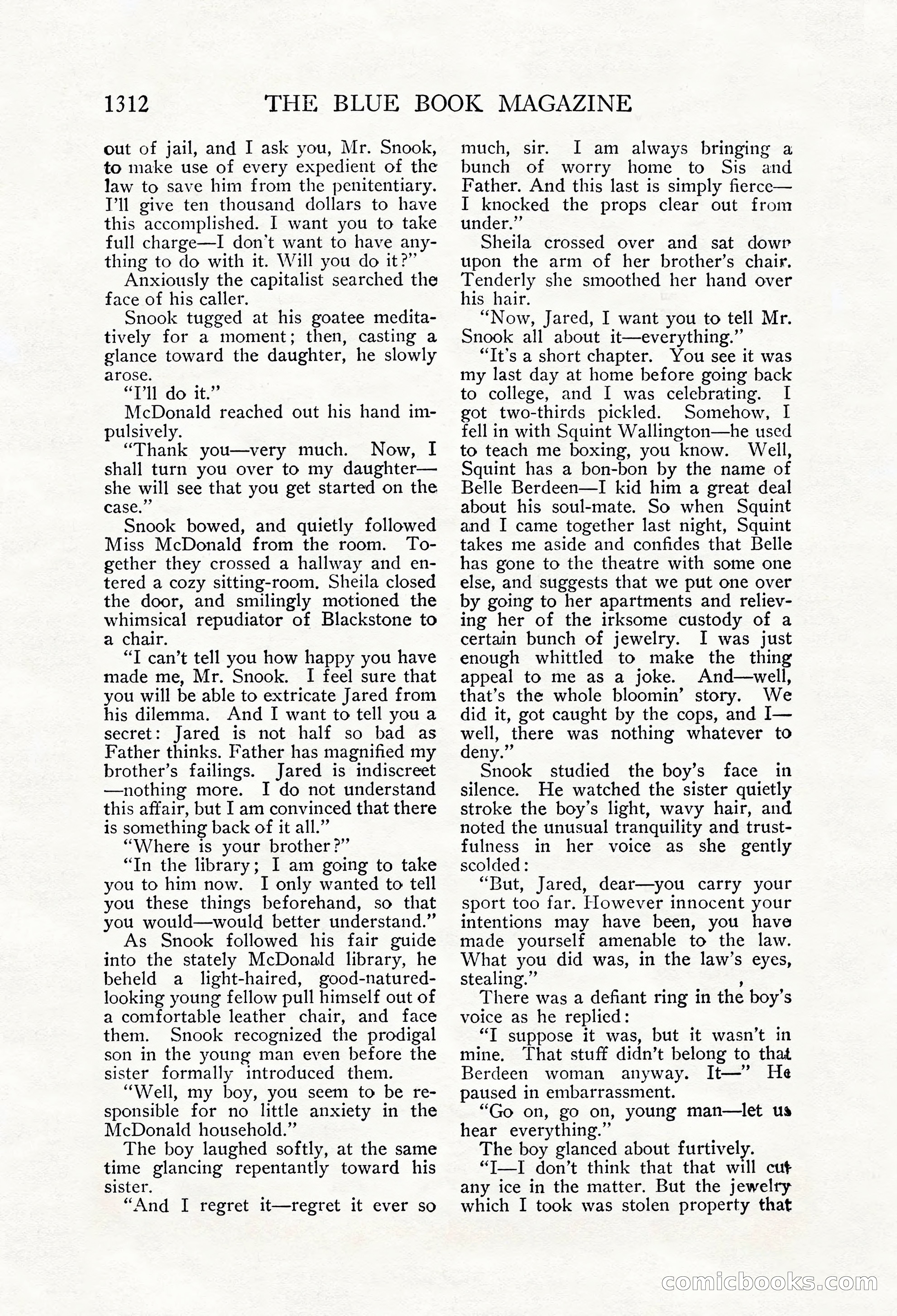 The Blue Book Magazine, October 1912 — page 192 of 242