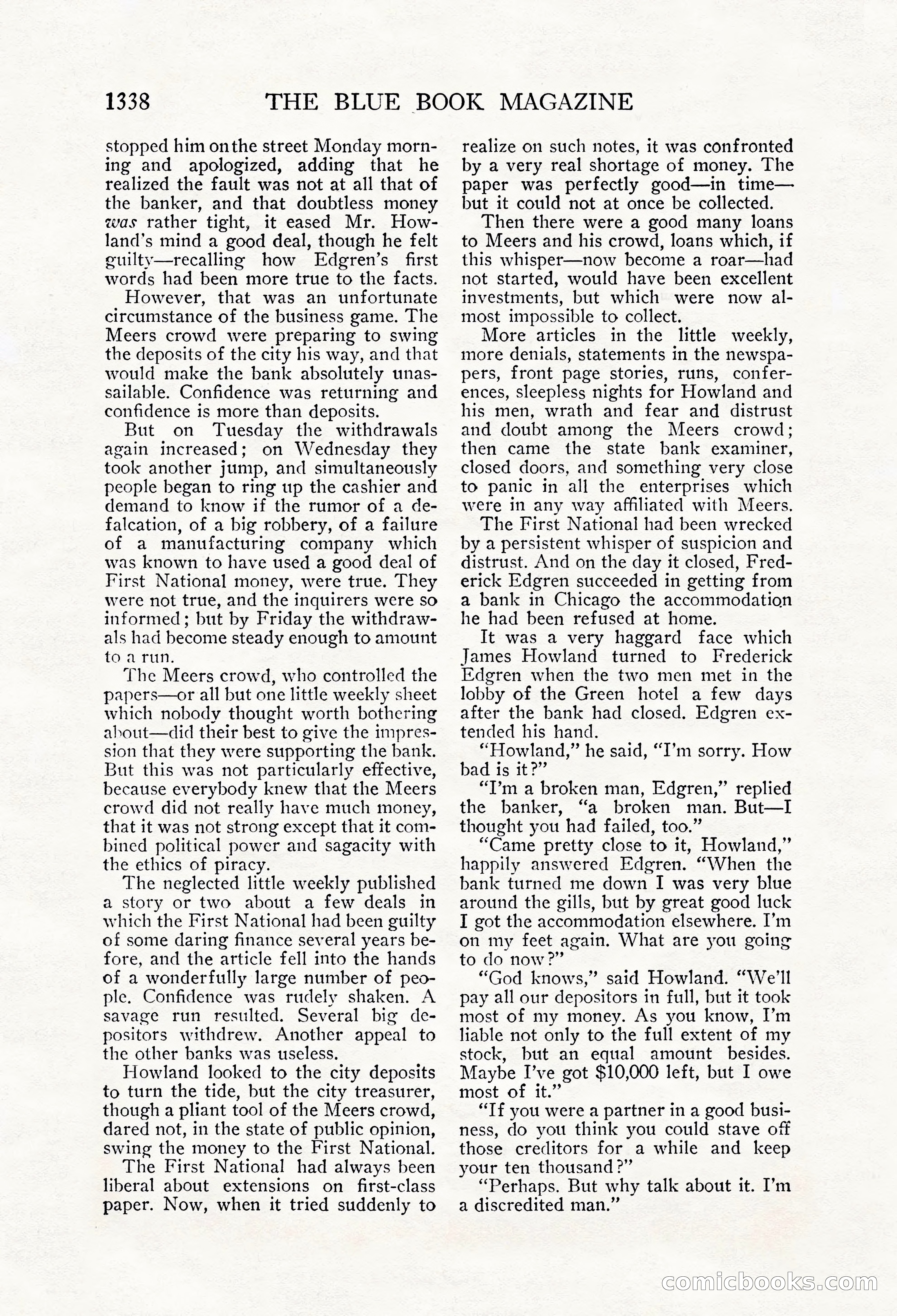 The Blue Book Magazine, October 1912 — page 218 of 242