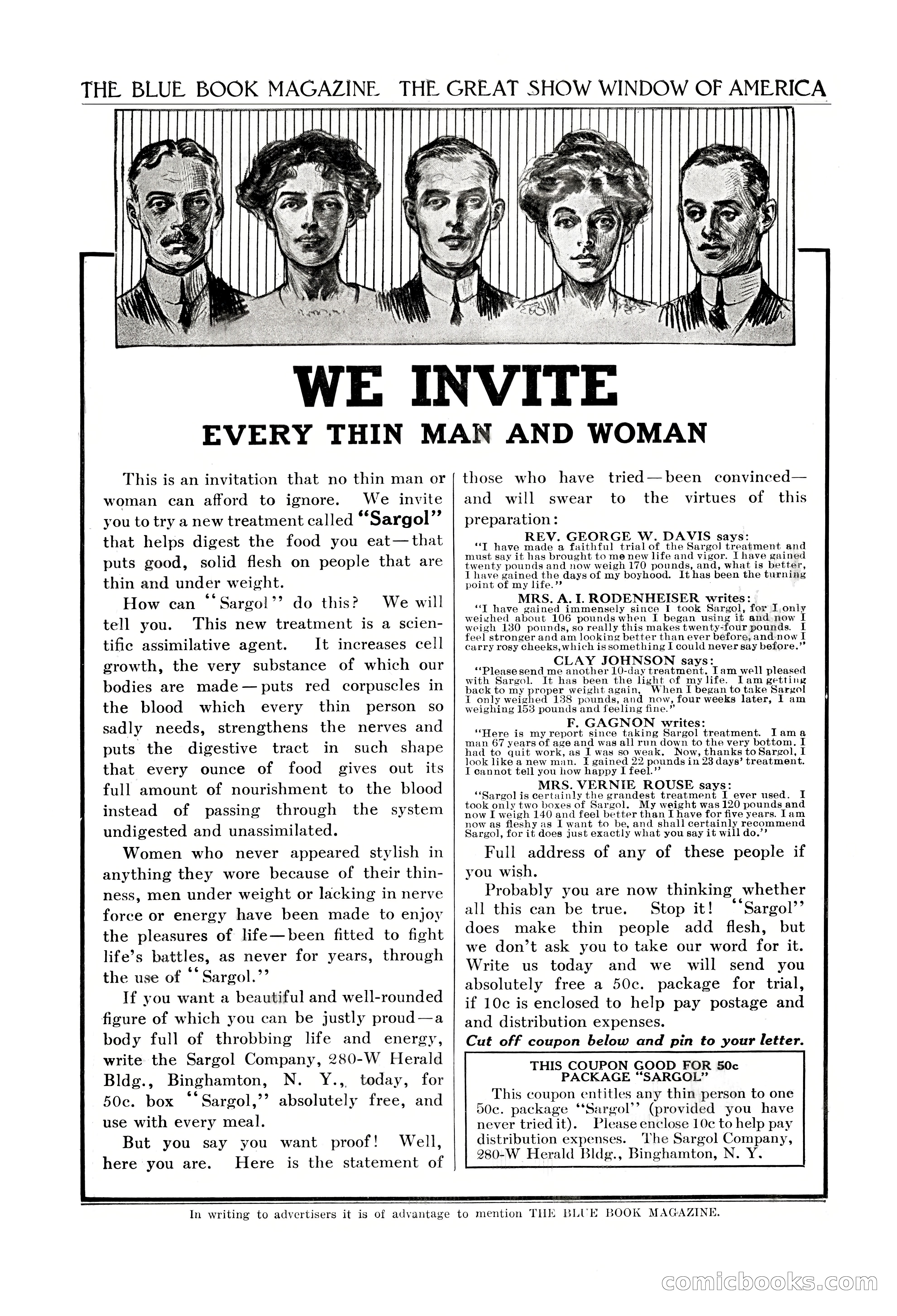 The Blue Book Magazine, October 1912 — page 233 of 242