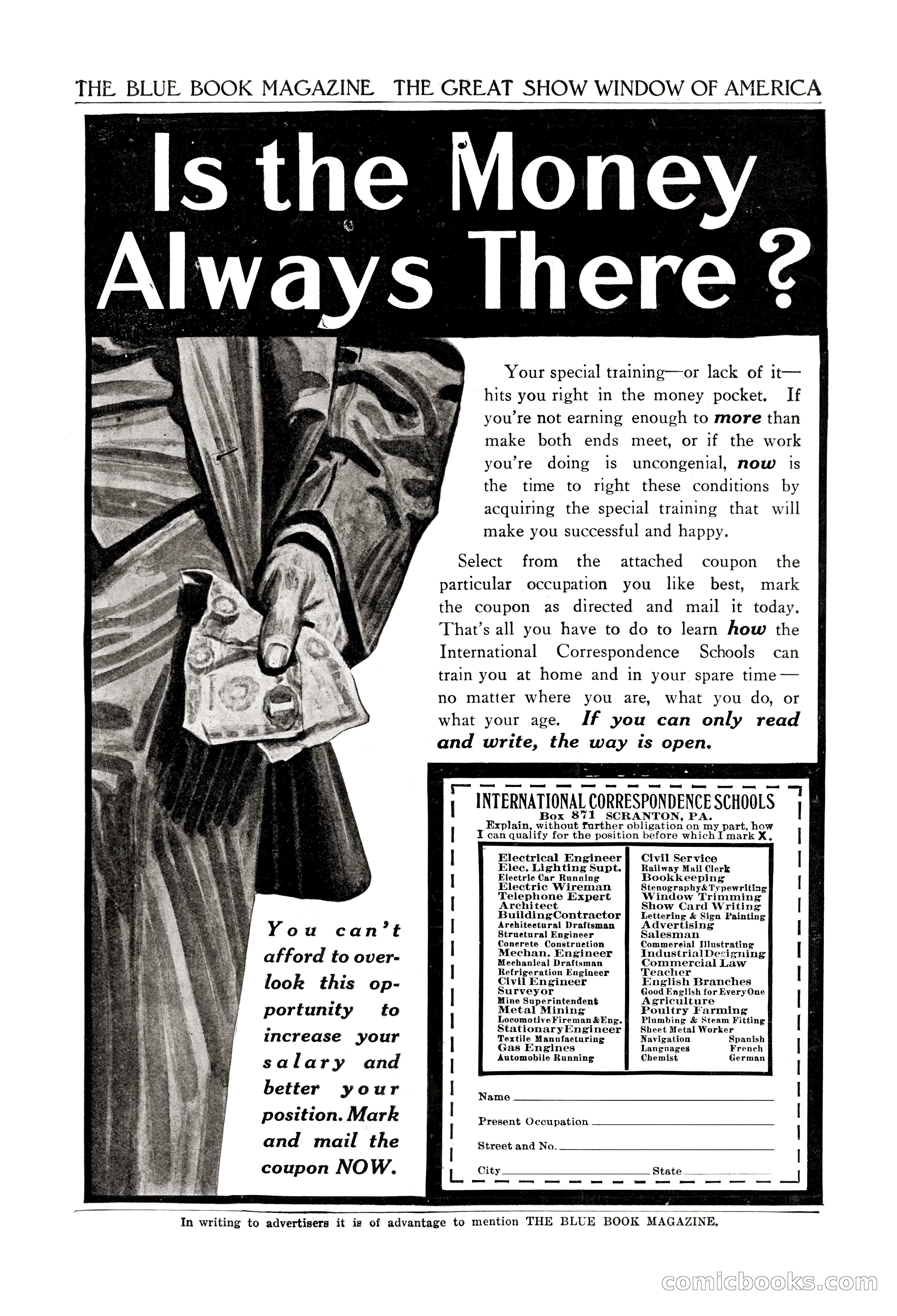 The Blue Book Magazine, October 1912 — page 239 of 242