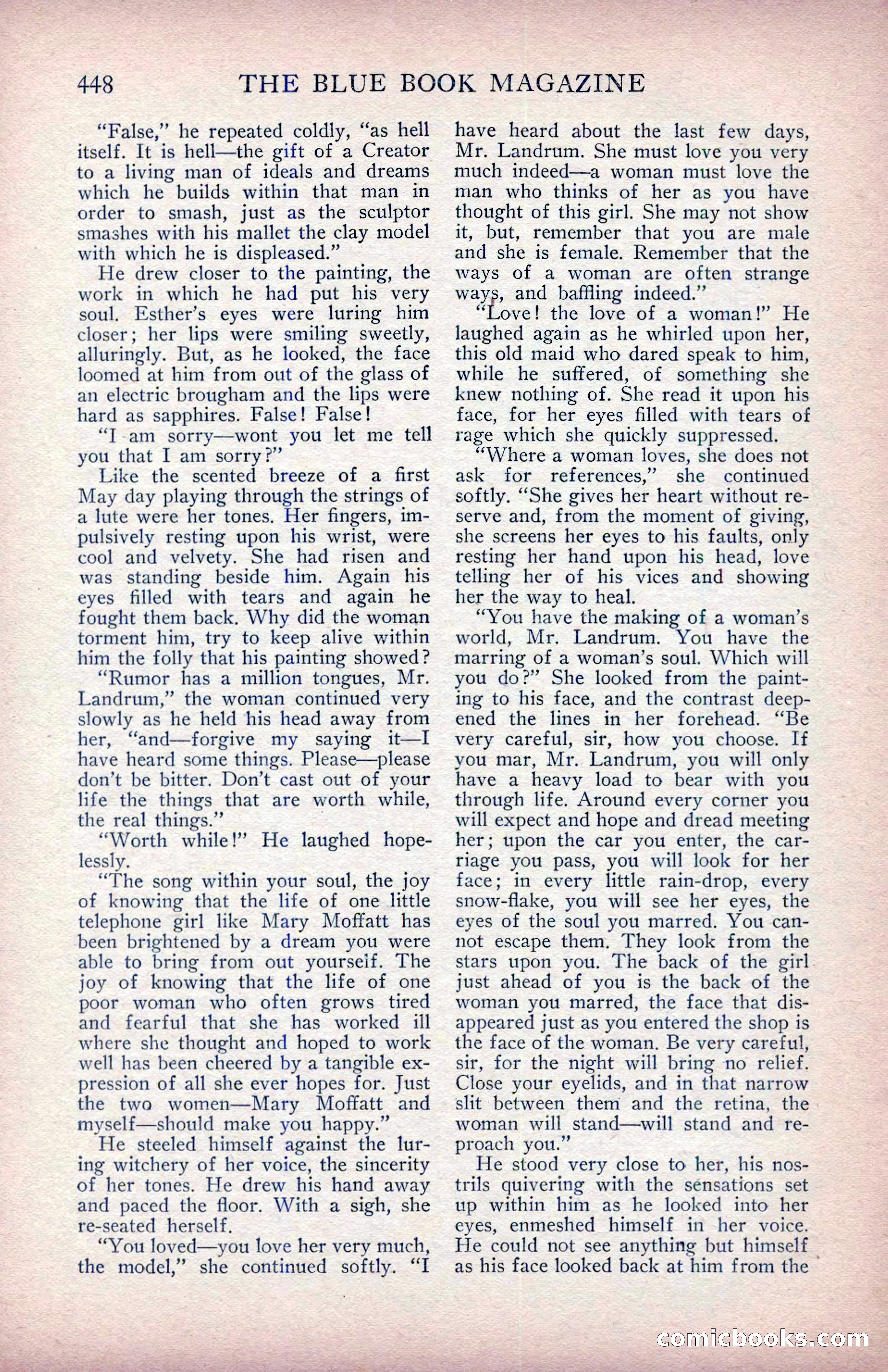 The Blue Book Magazine, January 1914 — page 34 of 228