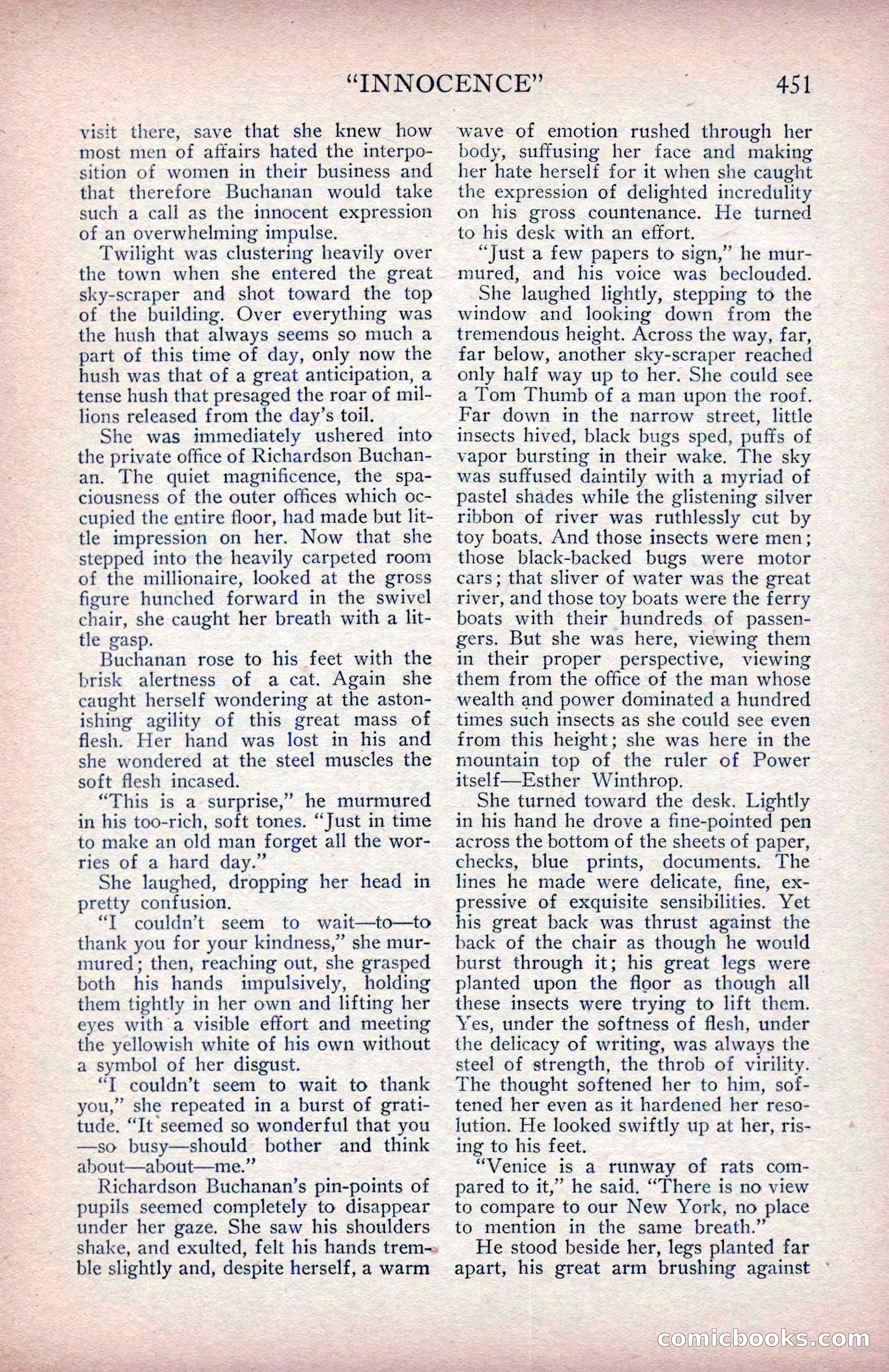 The Blue Book Magazine, January 1914 — page 37 of 228