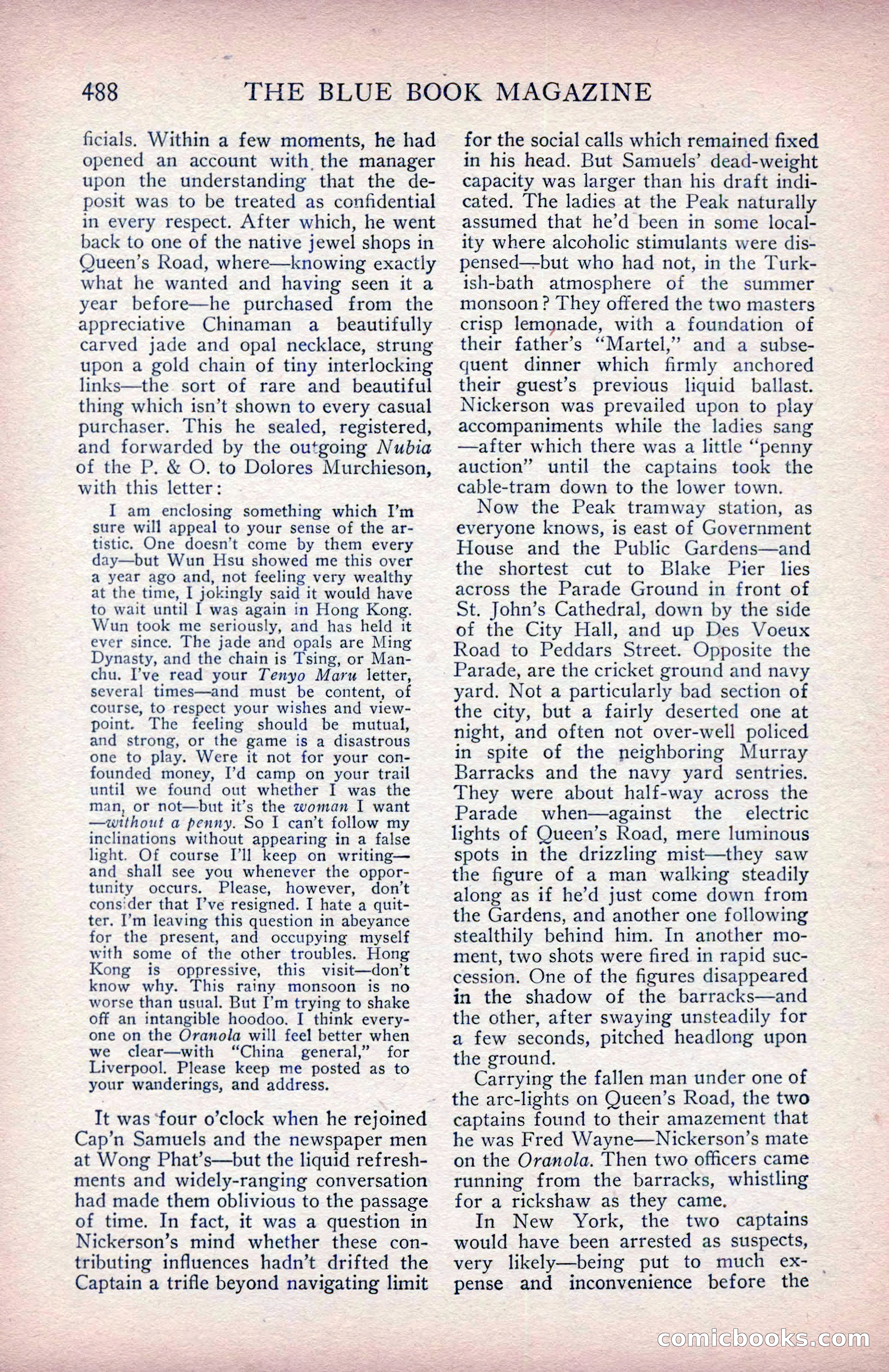 The Blue Book Magazine, January 1914 — page 74 of 228