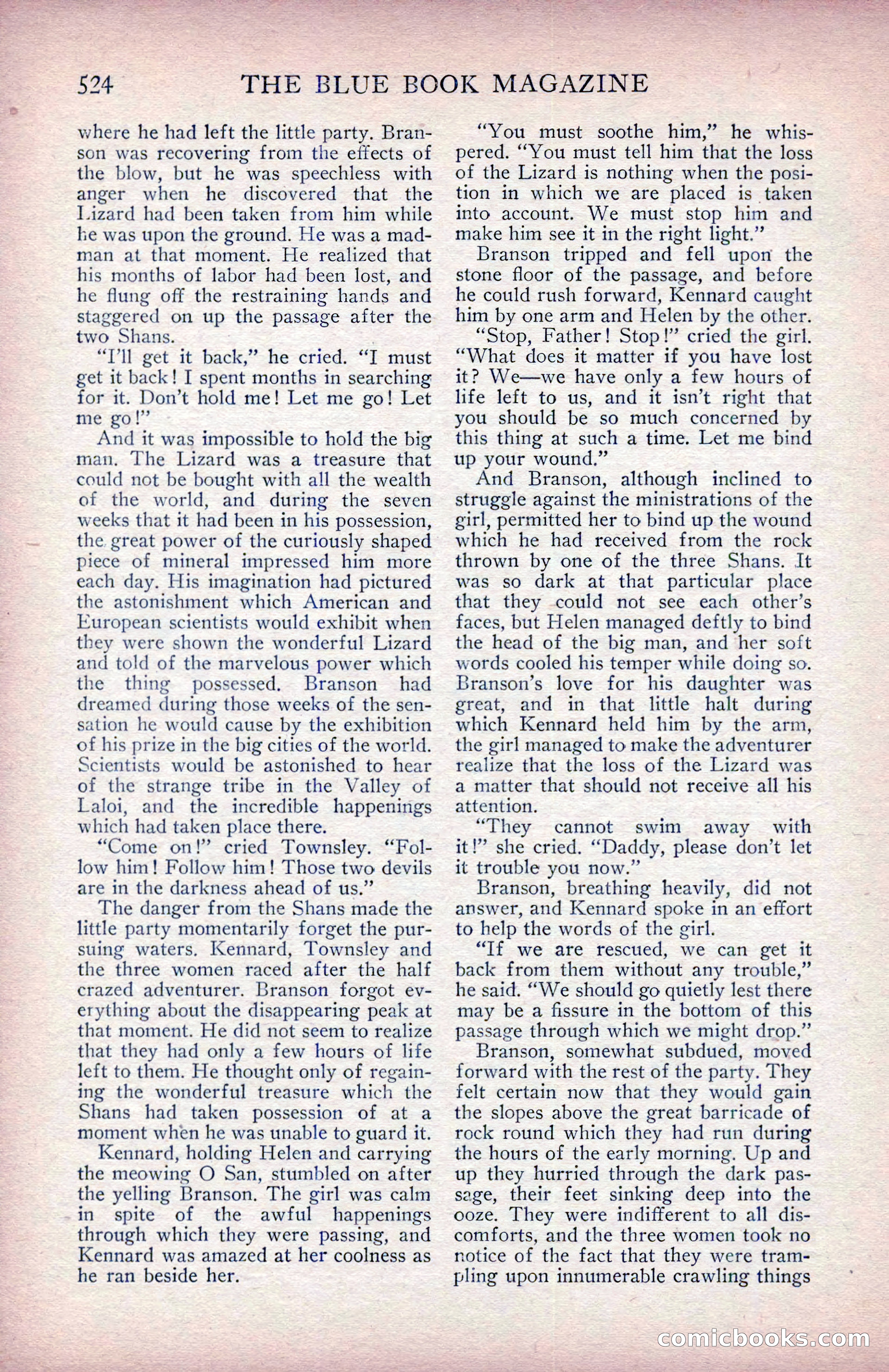 The Blue Book Magazine, January 1914 — page 110 of 228