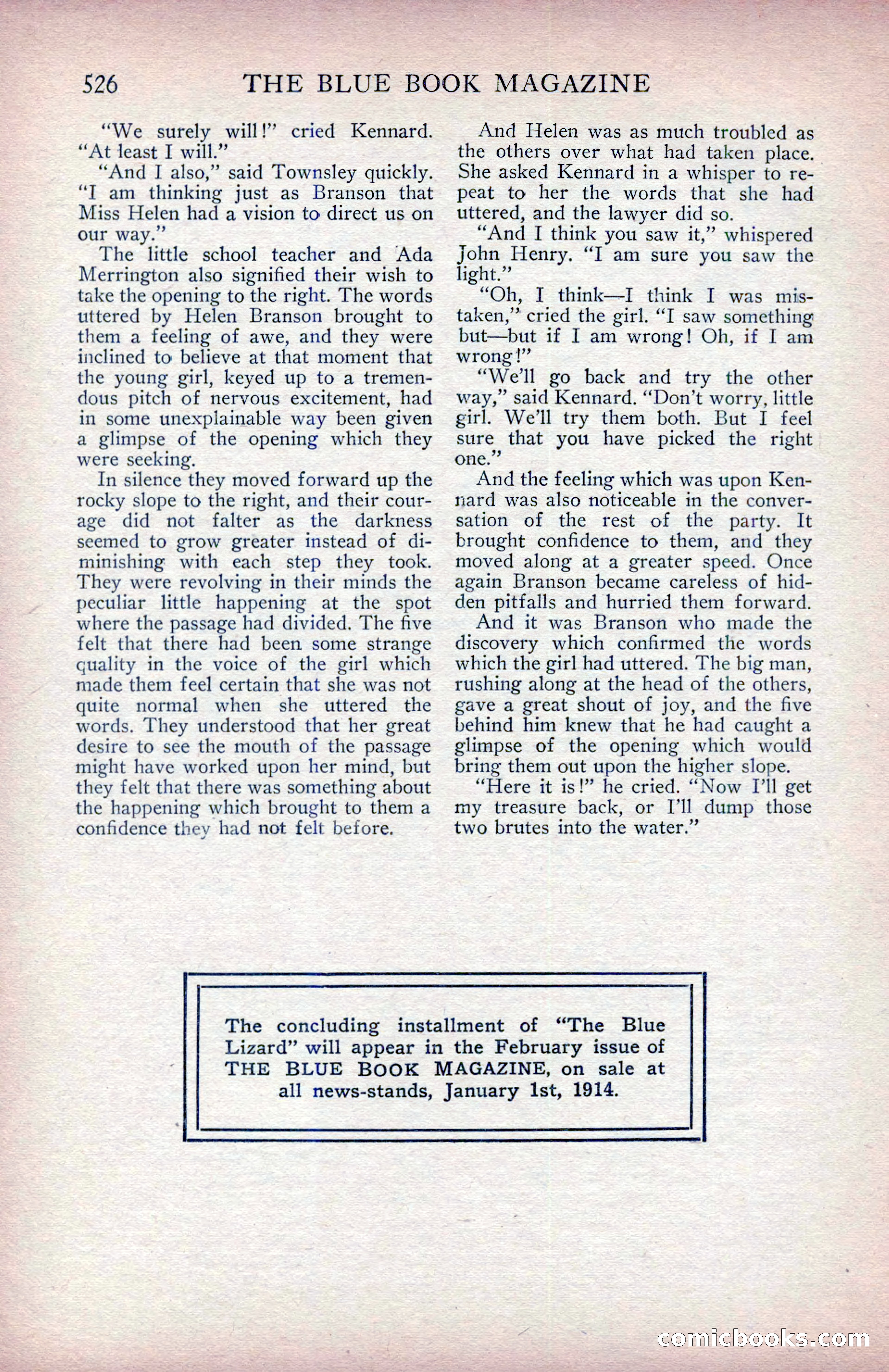 The Blue Book Magazine, January 1914 — page 112 of 228
