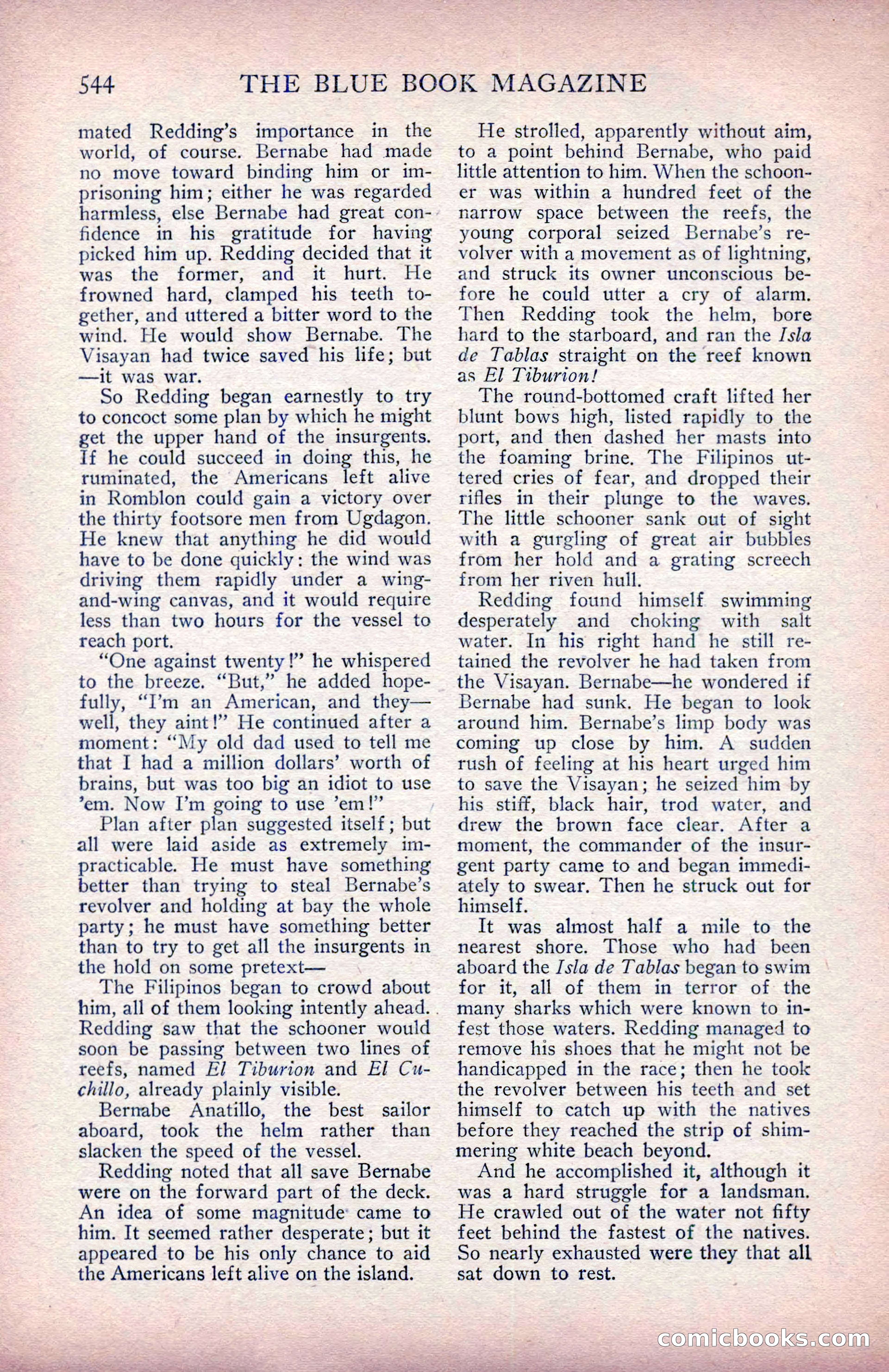 The Blue Book Magazine, January 1914 — page 130 of 228