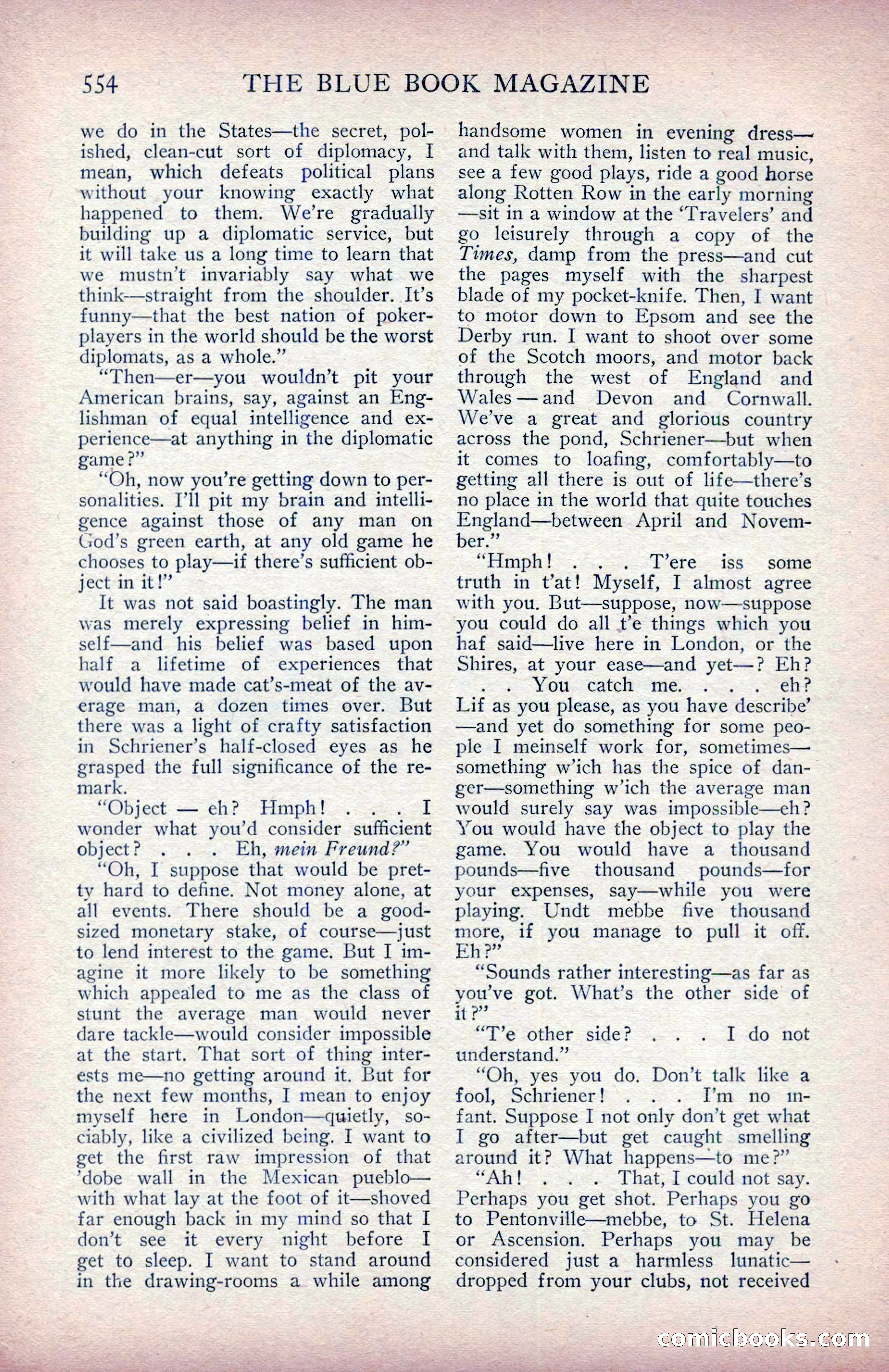 The Blue Book Magazine, January 1914 — page 140 of 228