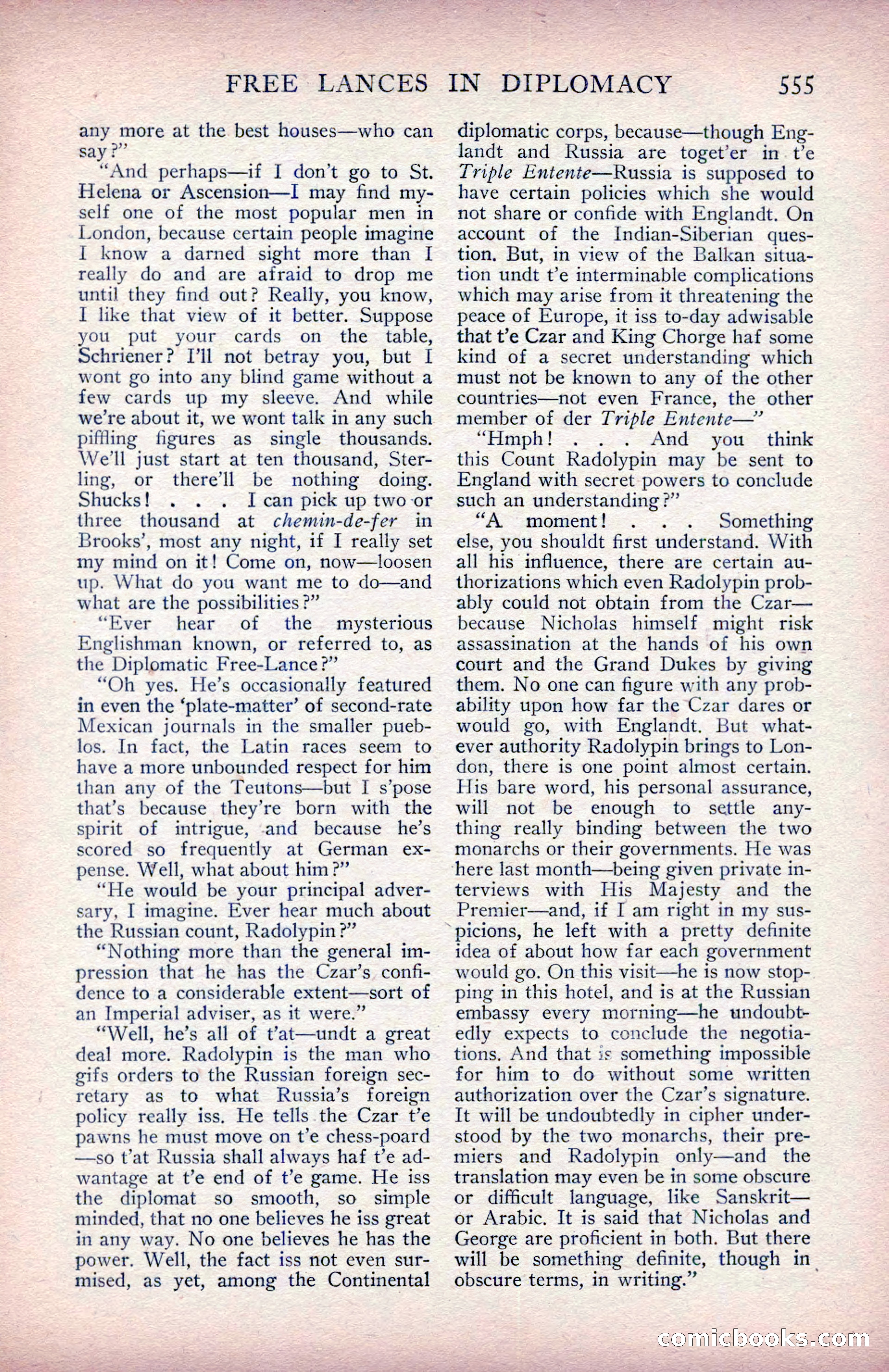 The Blue Book Magazine, January 1914 — page 141 of 228