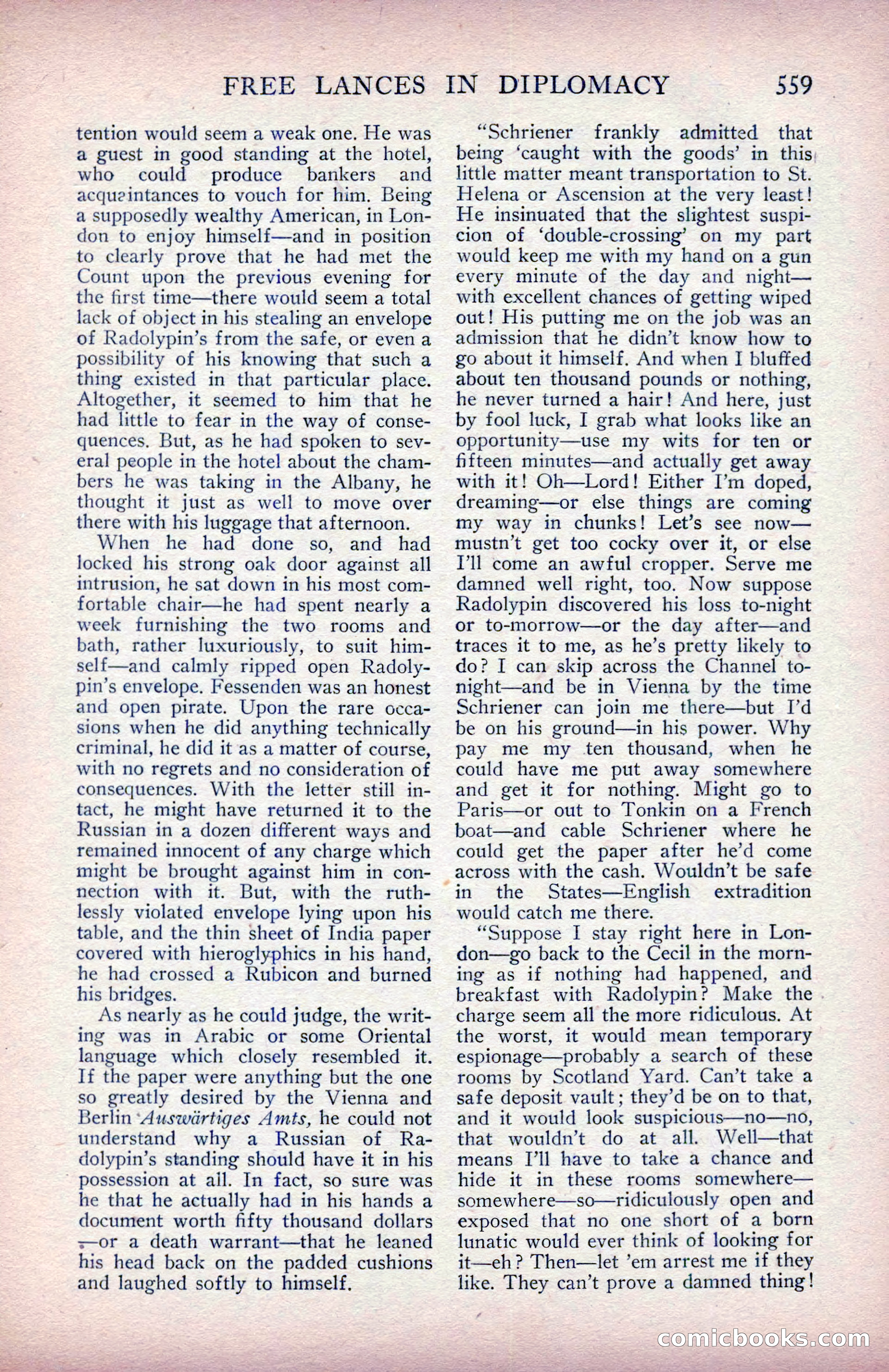 The Blue Book Magazine, January 1914 — page 145 of 228