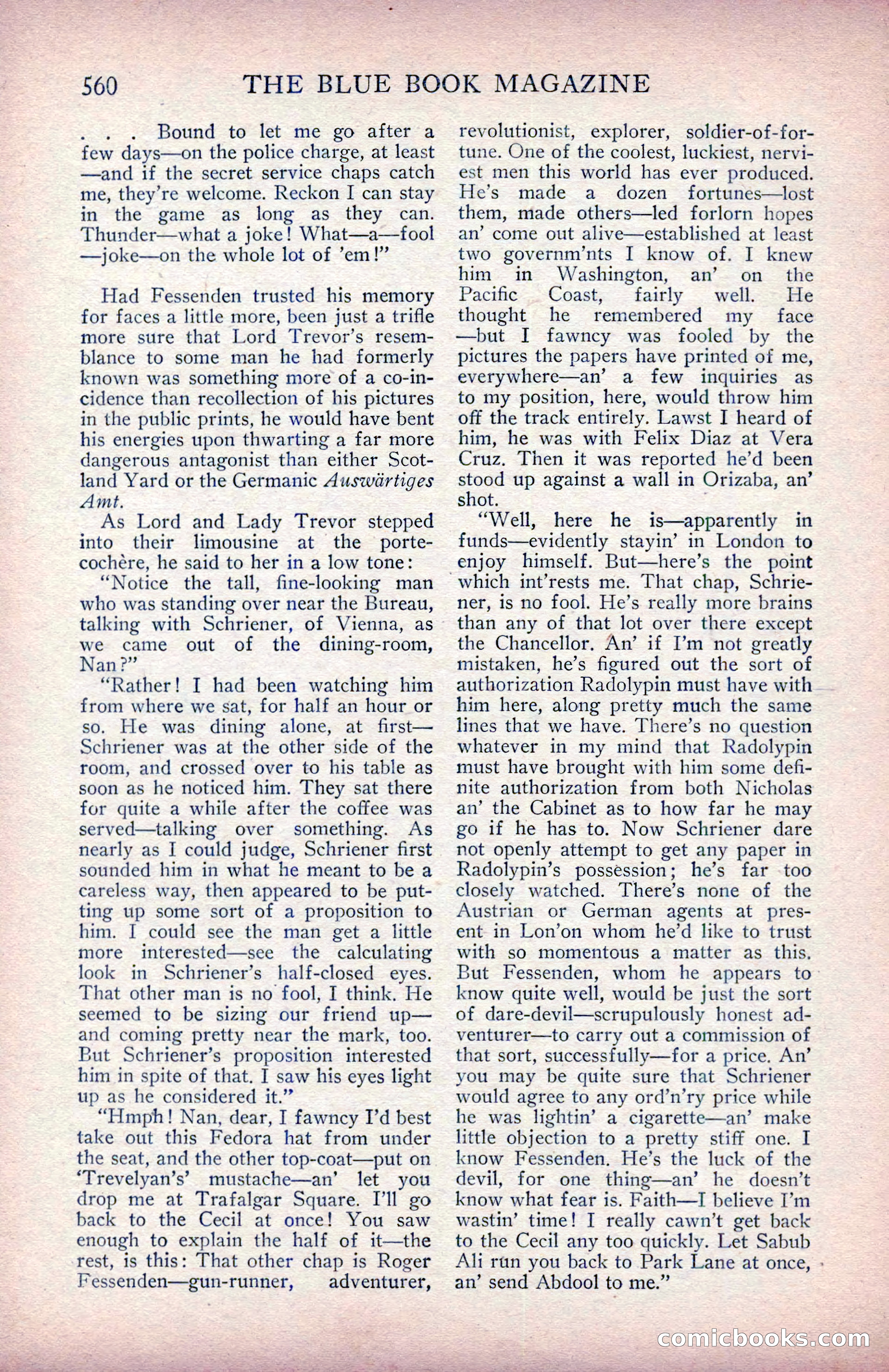 The Blue Book Magazine, January 1914 — page 146 of 228
