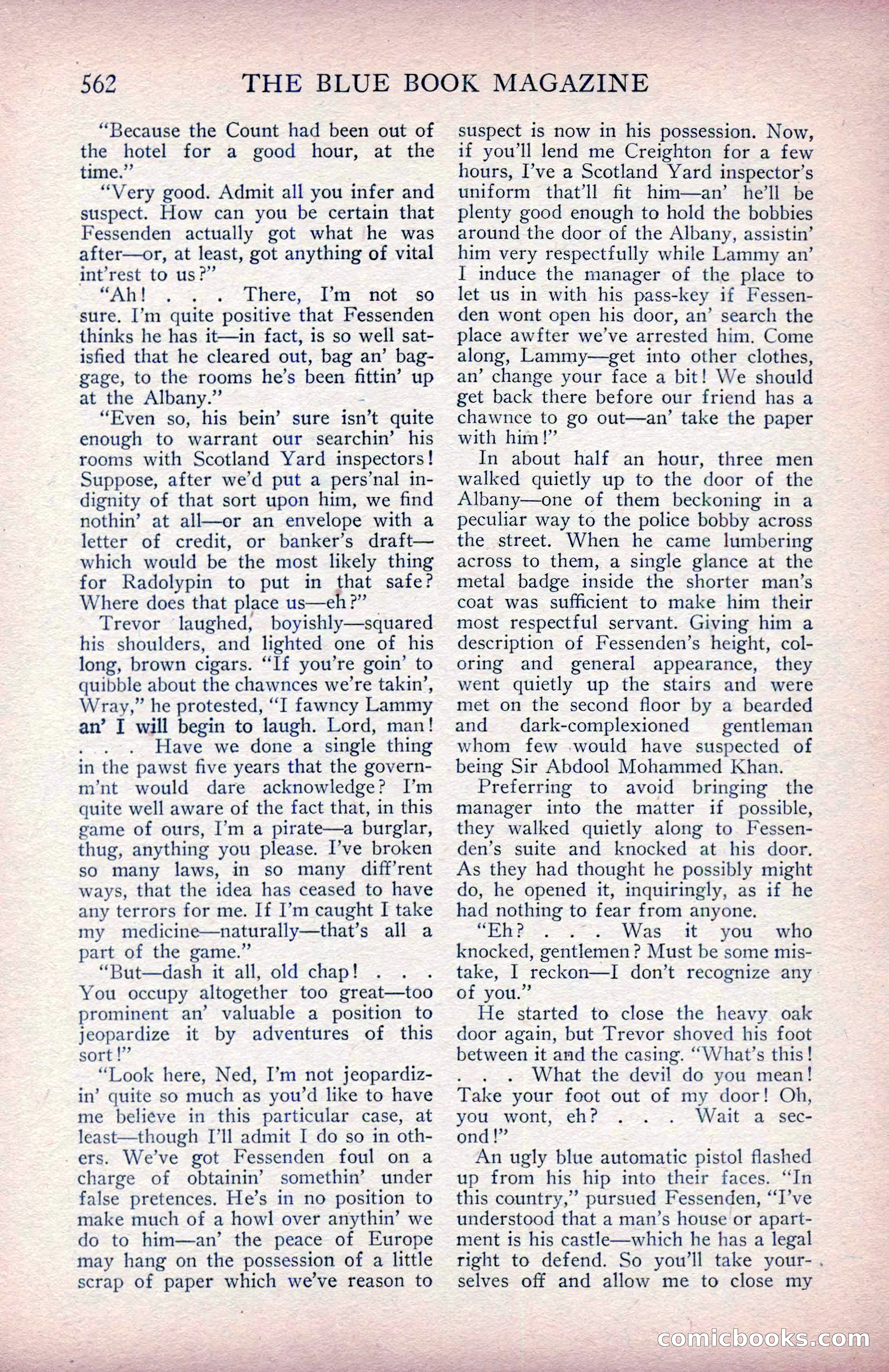 The Blue Book Magazine, January 1914 — page 148 of 228