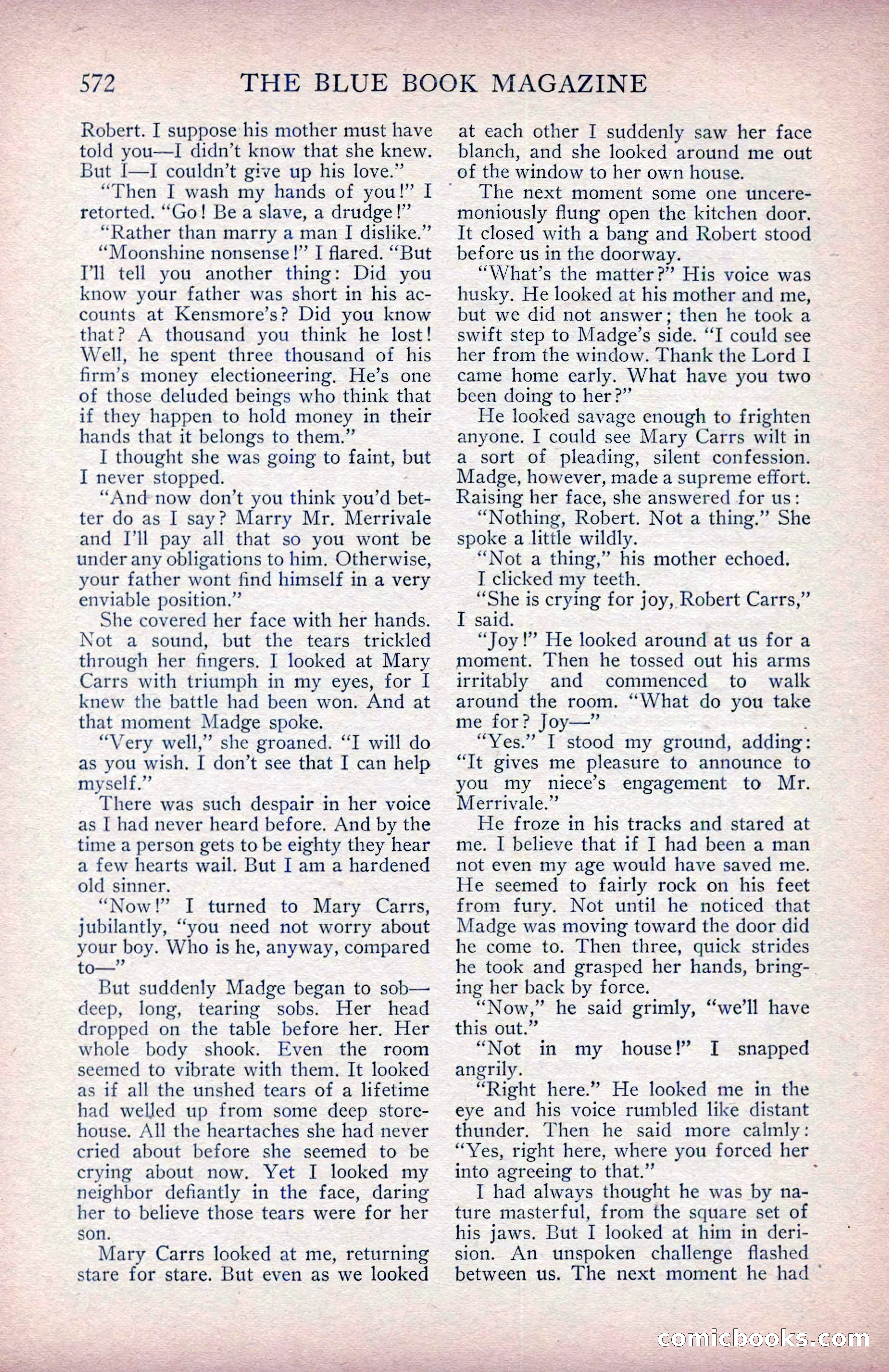 The Blue Book Magazine, January 1914 — page 158 of 228