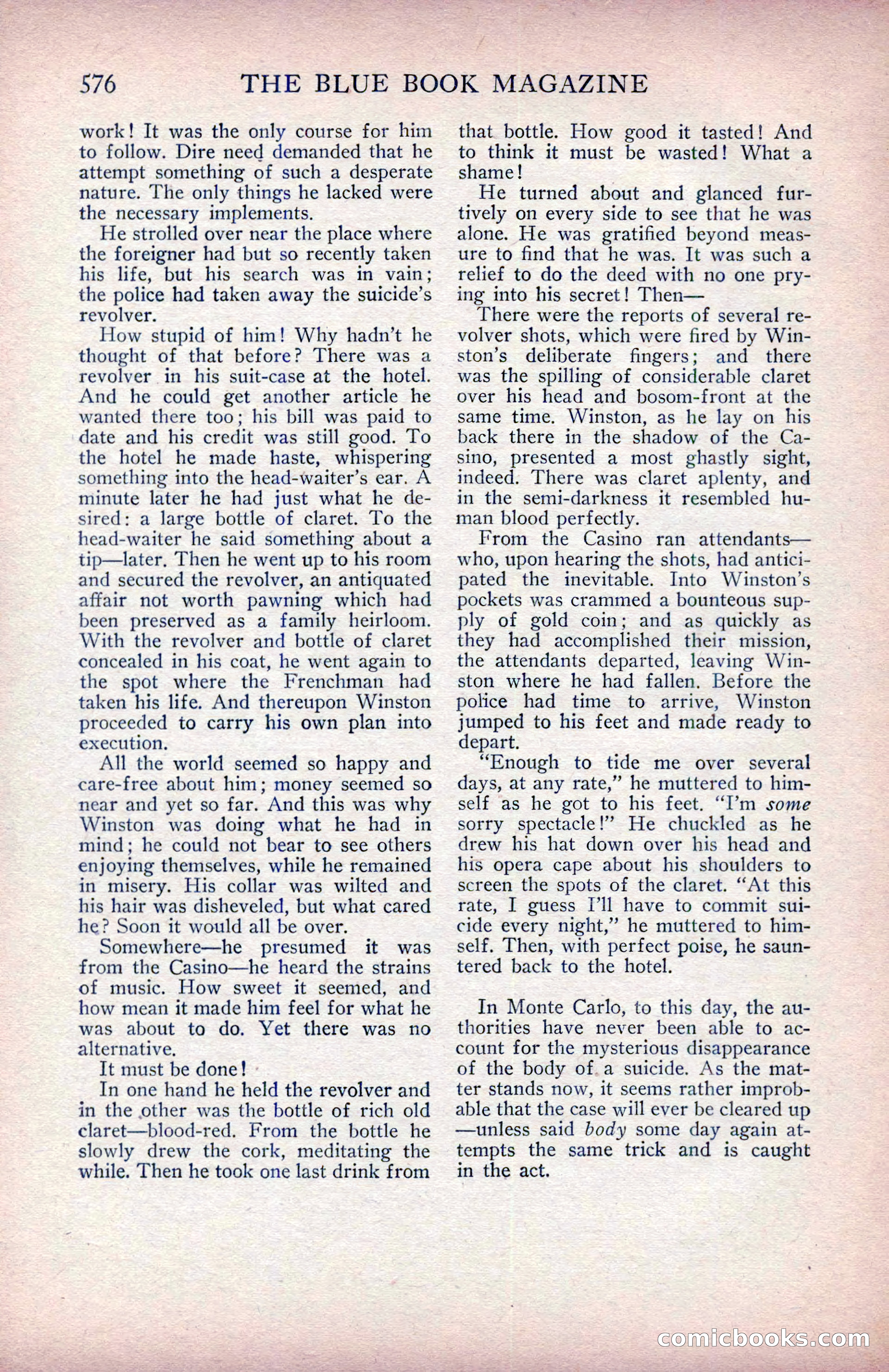 The Blue Book Magazine, January 1914 — page 162 of 228