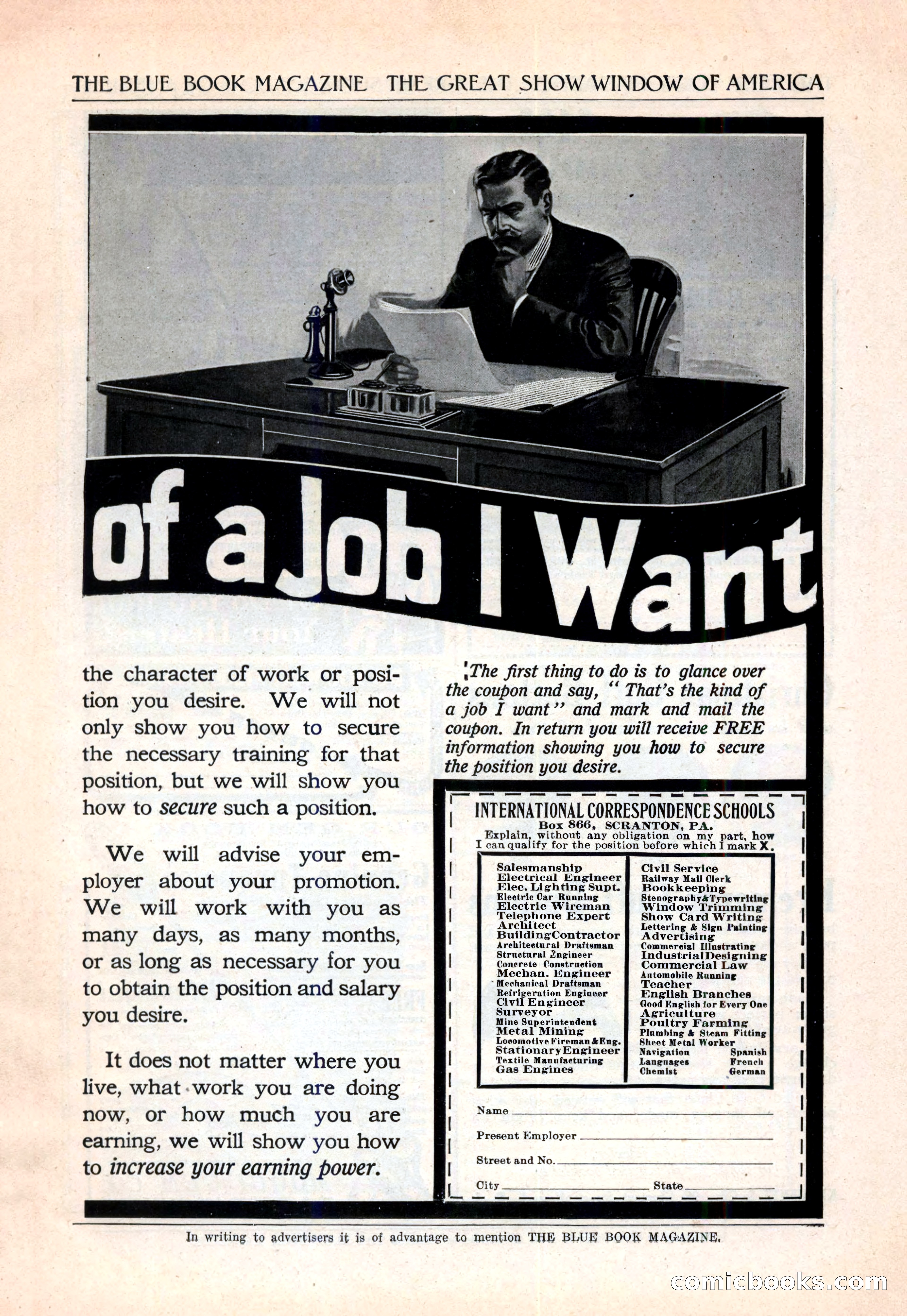 The Blue Book Magazine, January 1914 — page 213 of 228