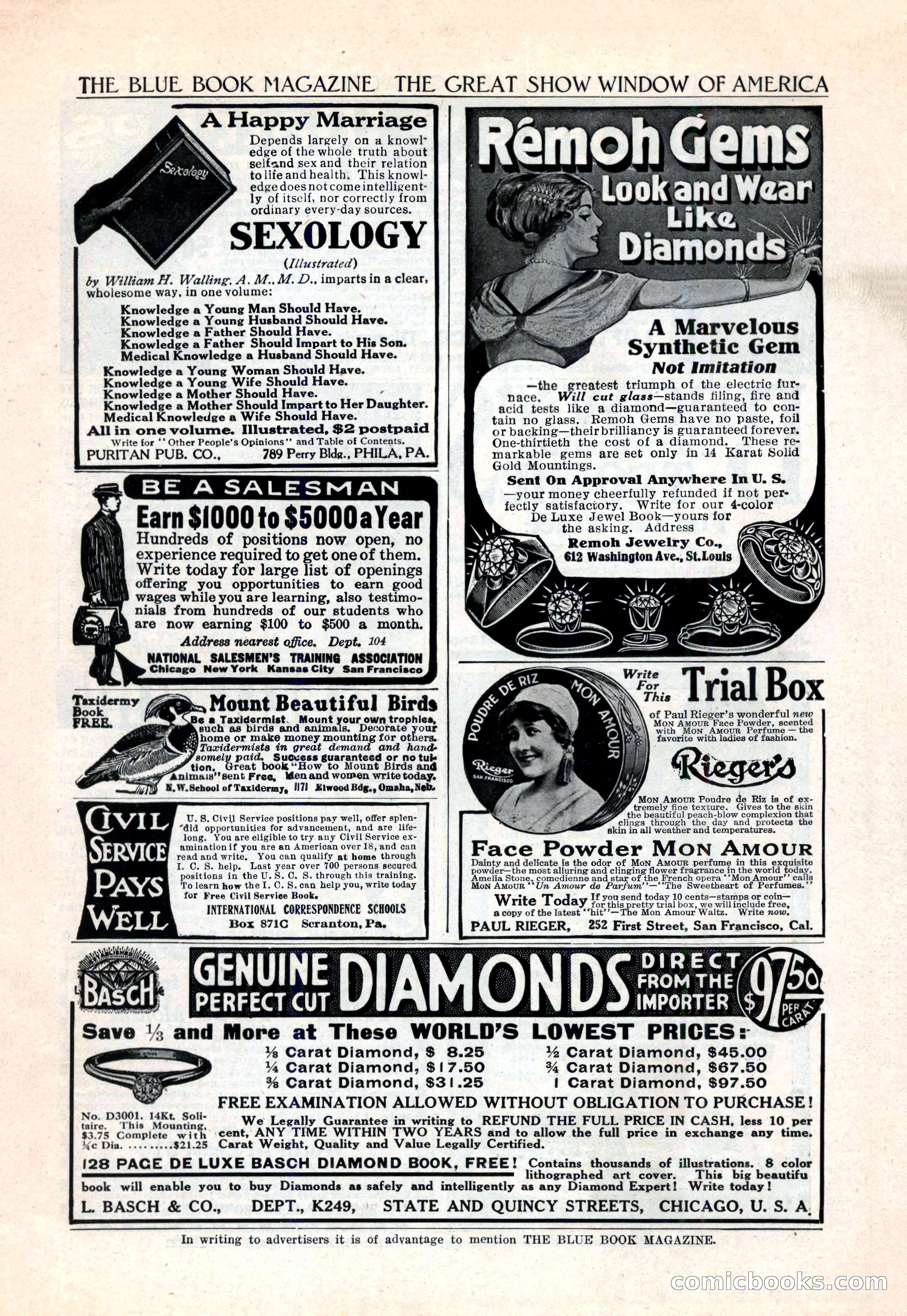 The Blue Book Magazine, January 1914 — page 217 of 228
