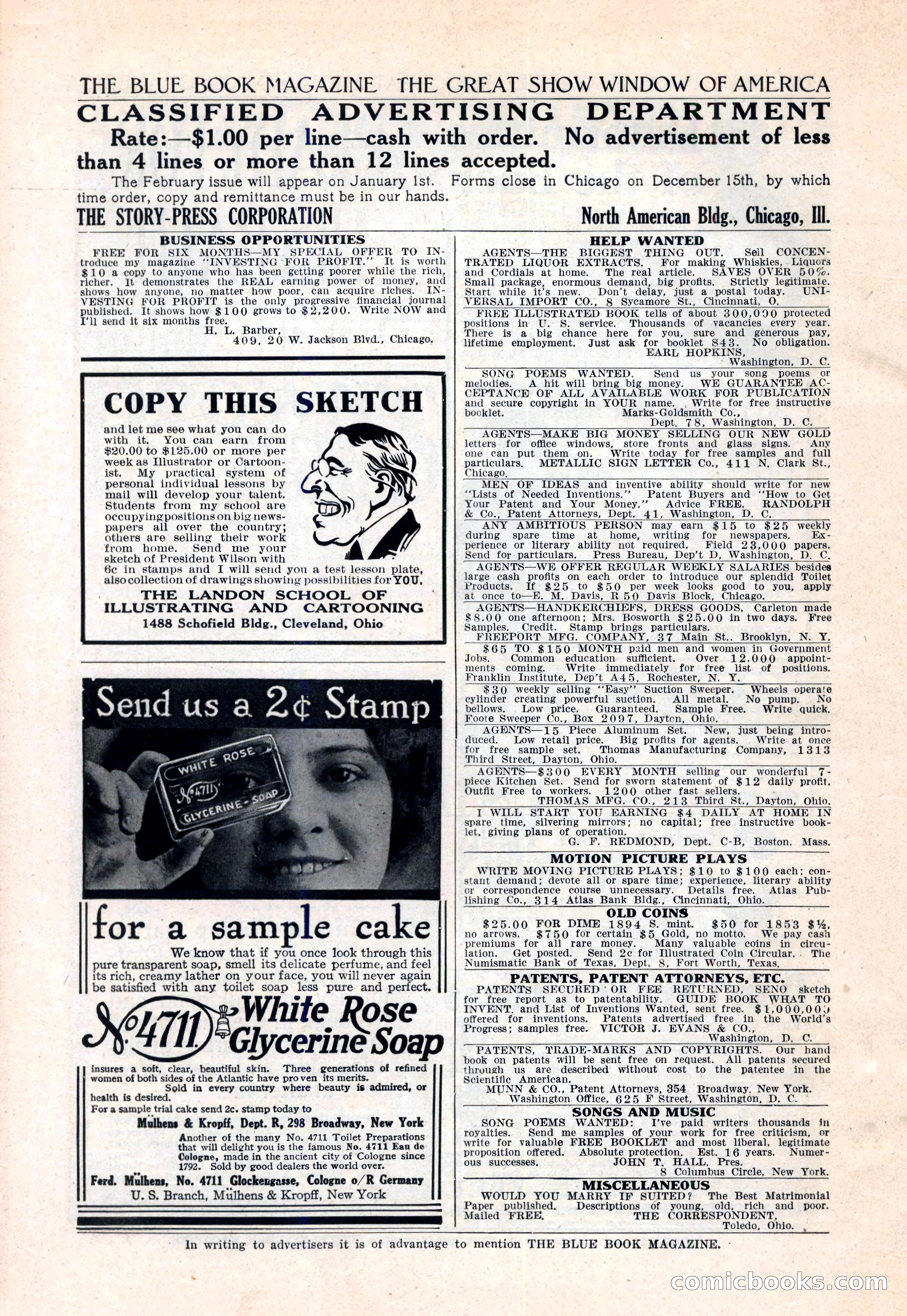 The Blue Book Magazine, January 1914 — page 220 of 228