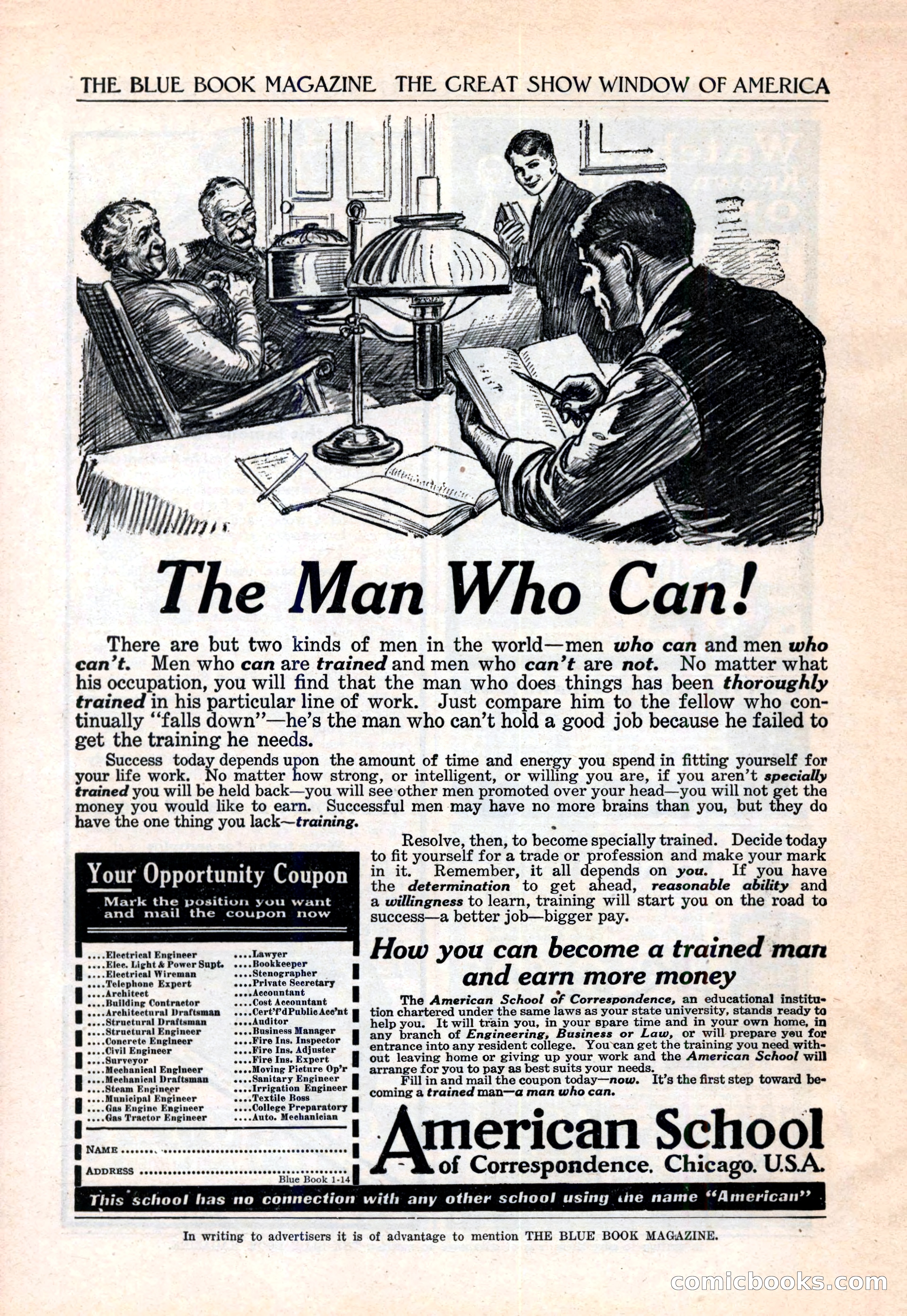 The Blue Book Magazine, January 1914 — page 222 of 228
