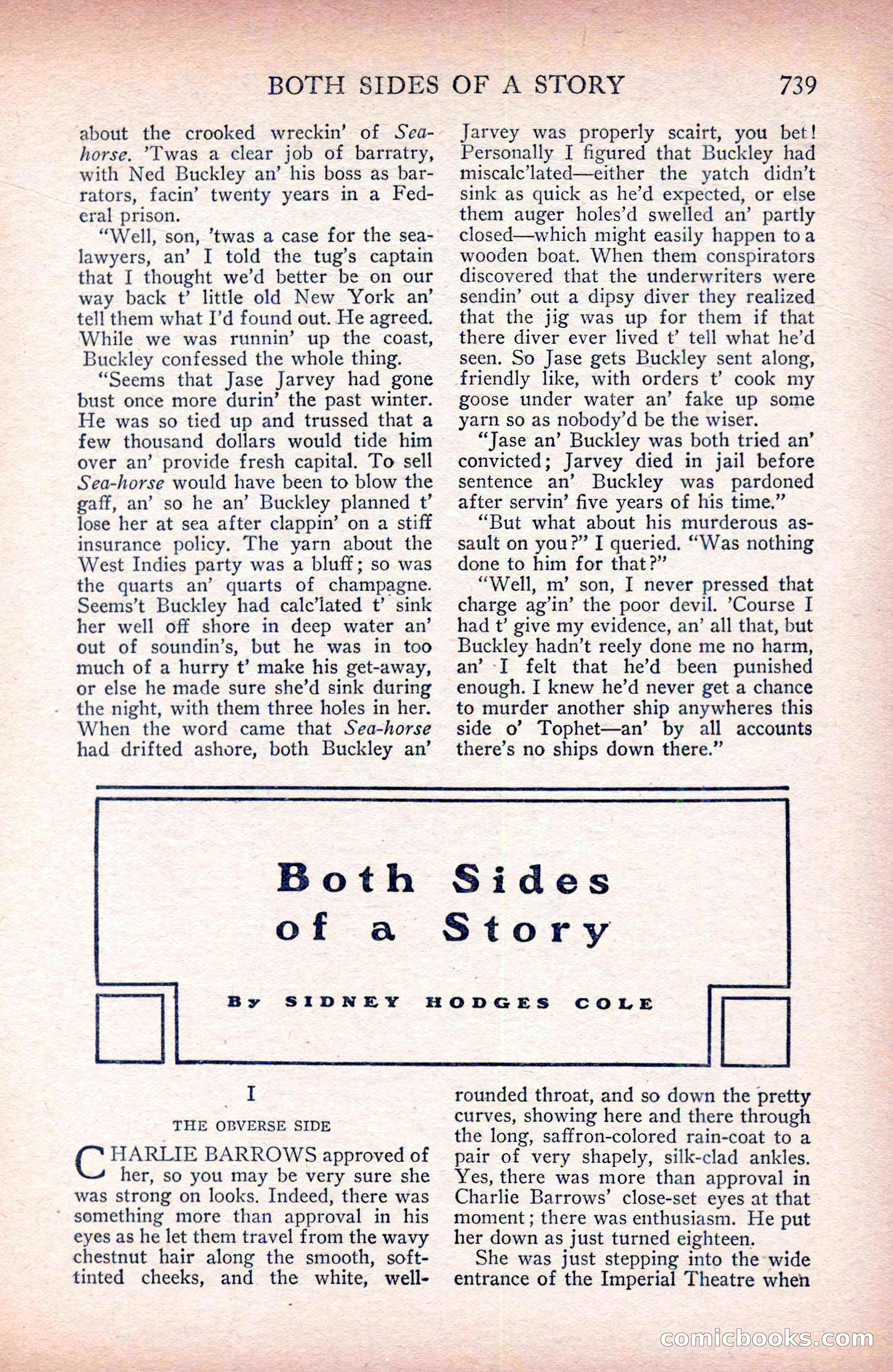 Stageland: The Blue Book Magazine — page 117 of 228