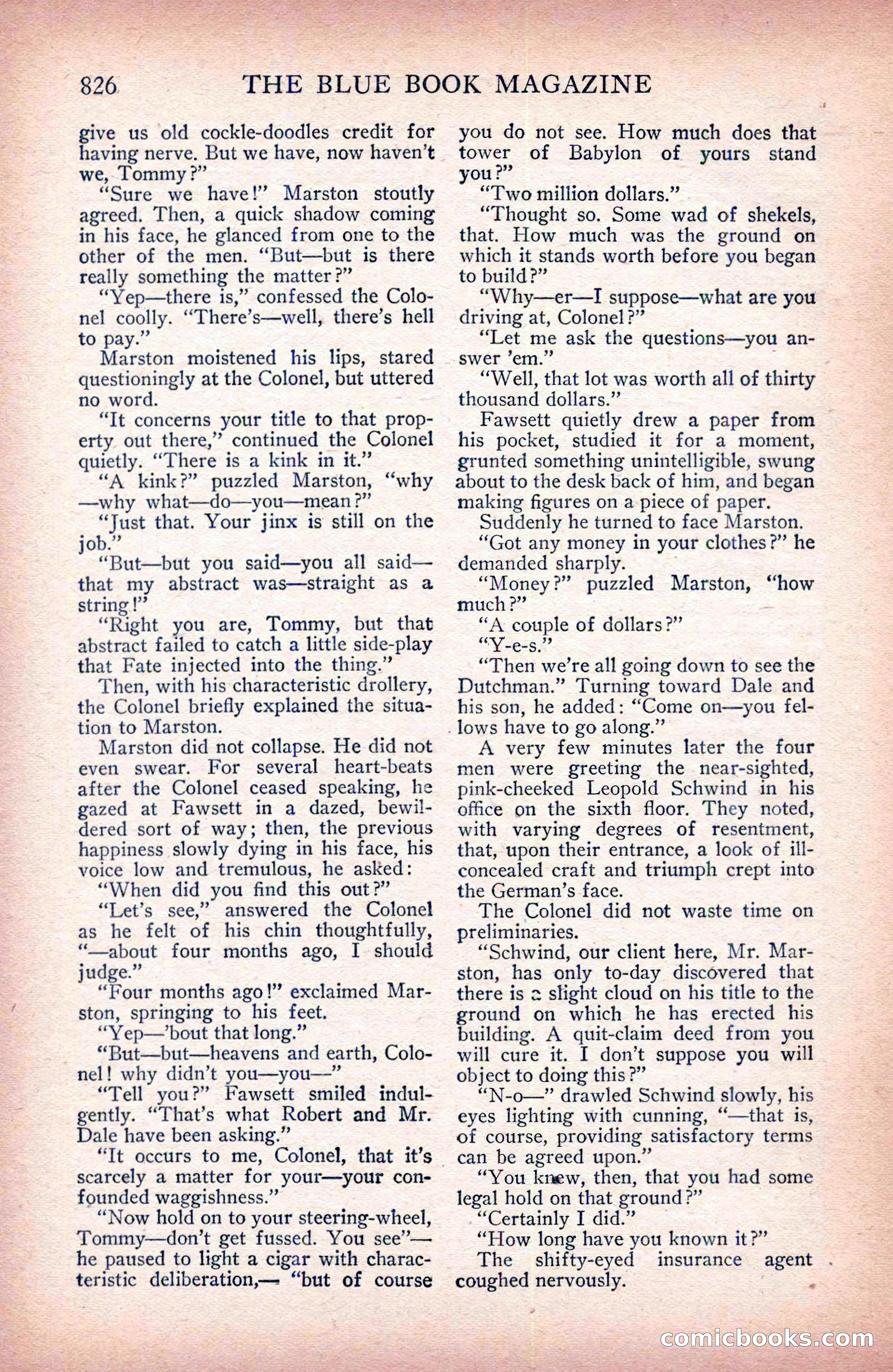 Stageland: The Blue Book Magazine — page 204 of 228